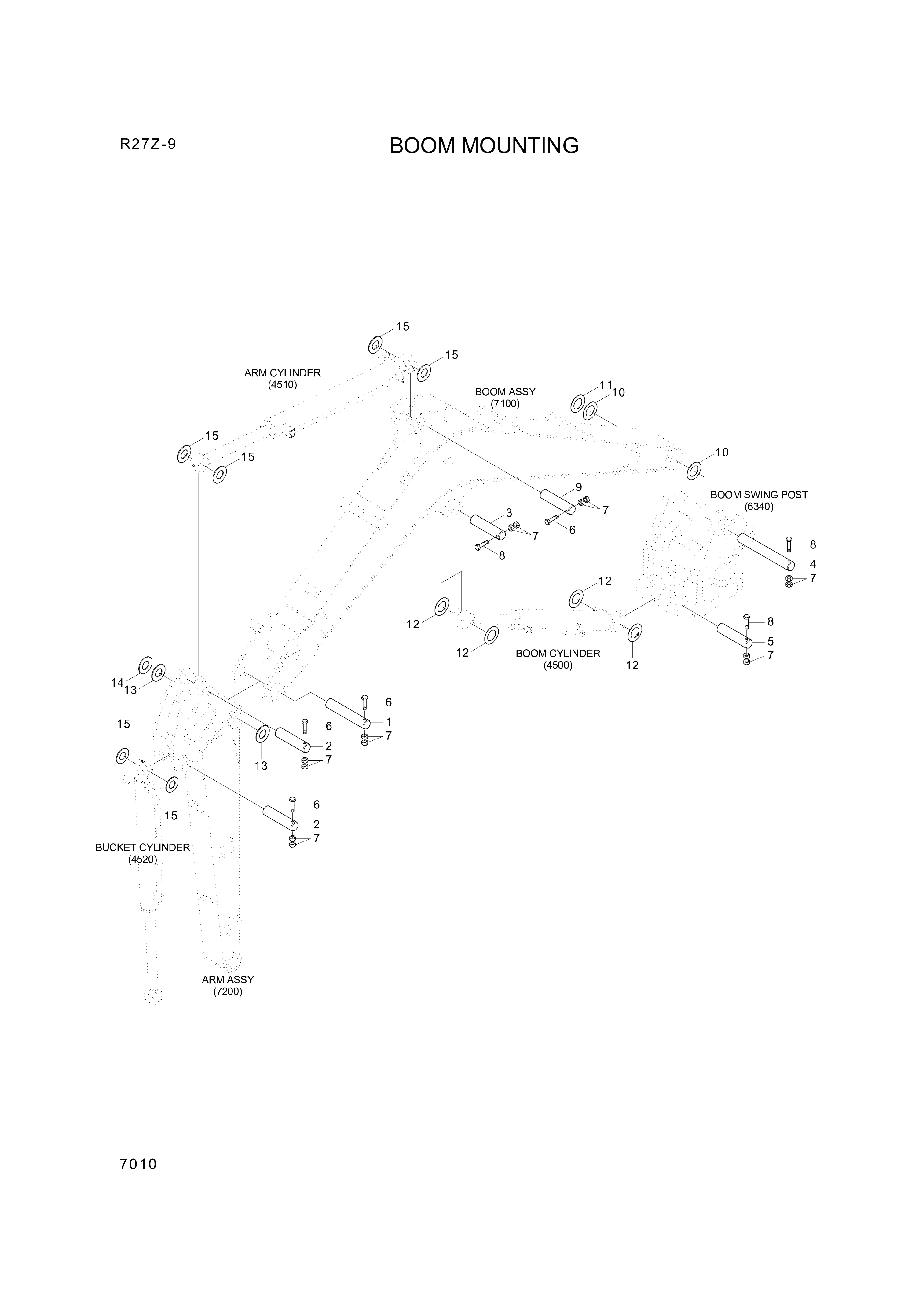 drawing for Hyundai Construction Equipment 61MH-08310 - SHIM