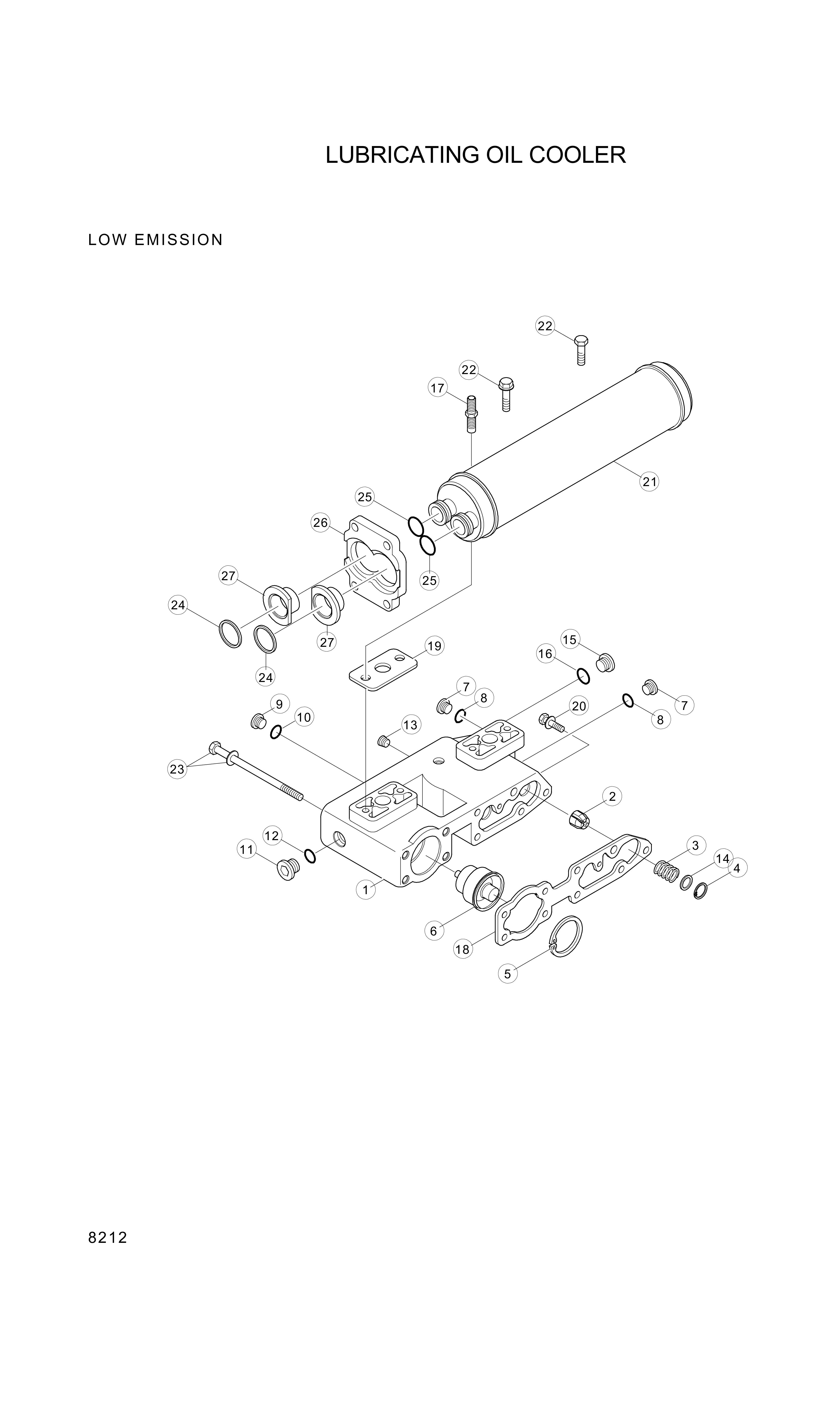 drawing for Hyundai Construction Equipment YUBP-06432 - SCREW-CAP