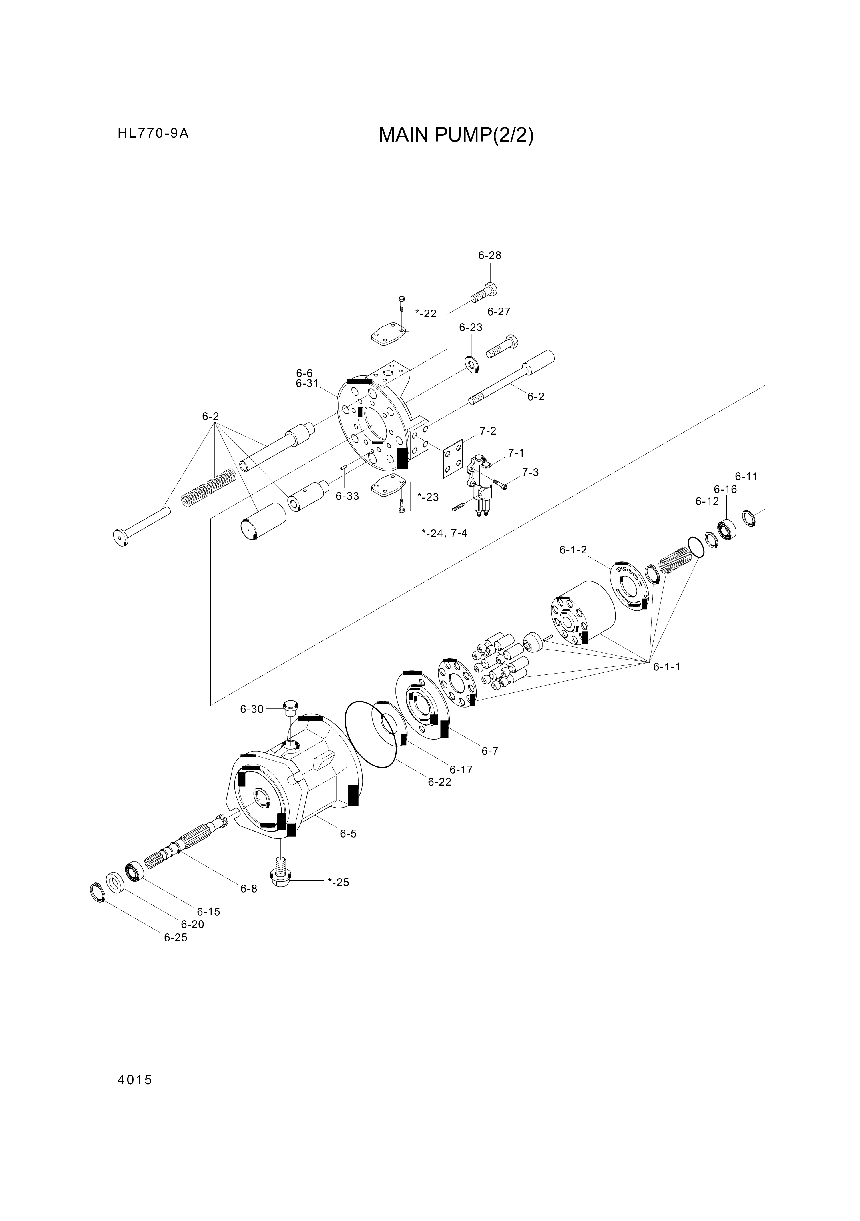 Technical drawing of Hyundai Construction Equipment R902456686 CONTROL VALVE with dimensions and layout (figure 5)