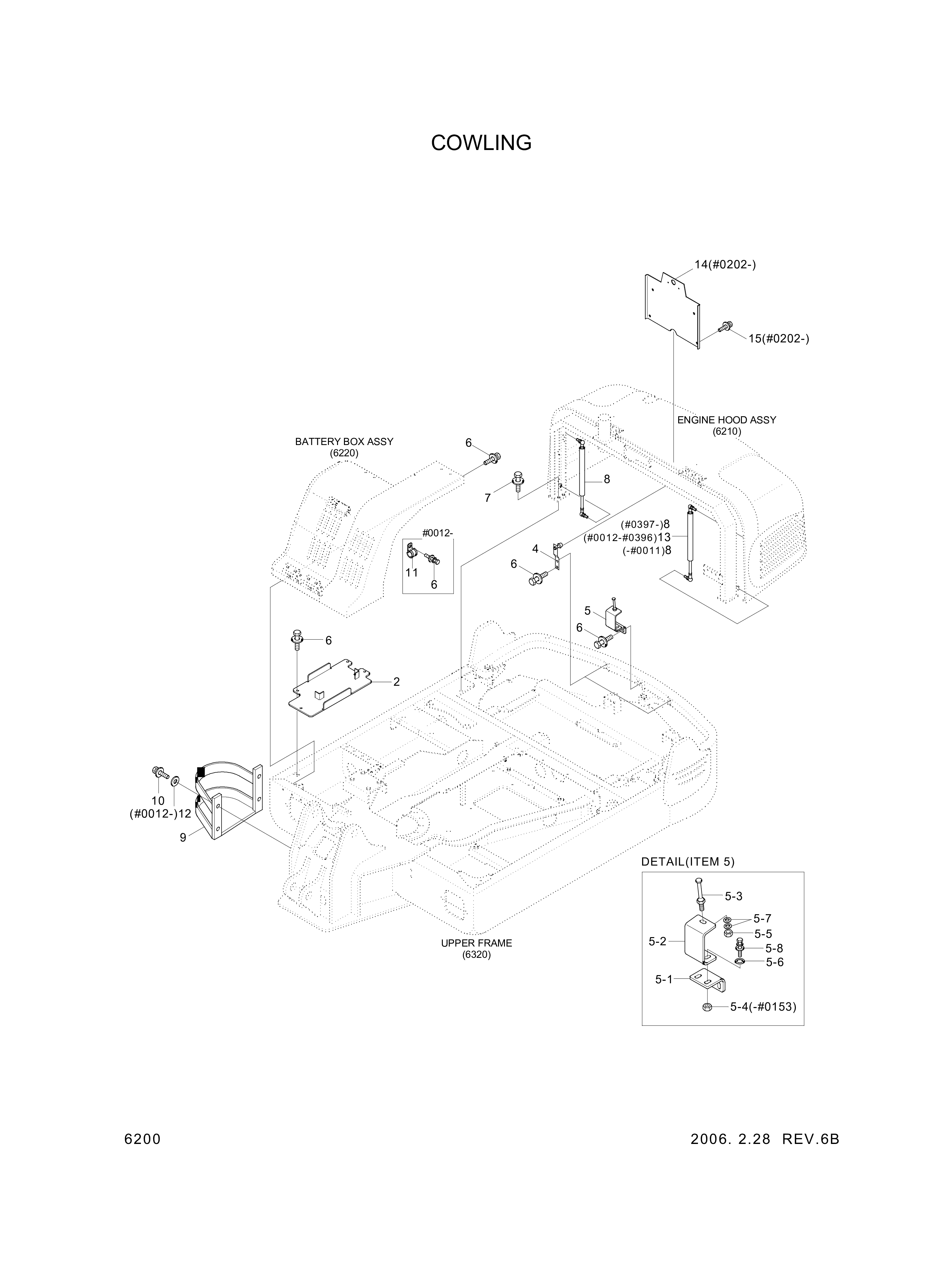 Technical drawing of Hyundai Construction Equipment S403-122006 WASHER-PLAIN with dimensions and layout (figure 5)