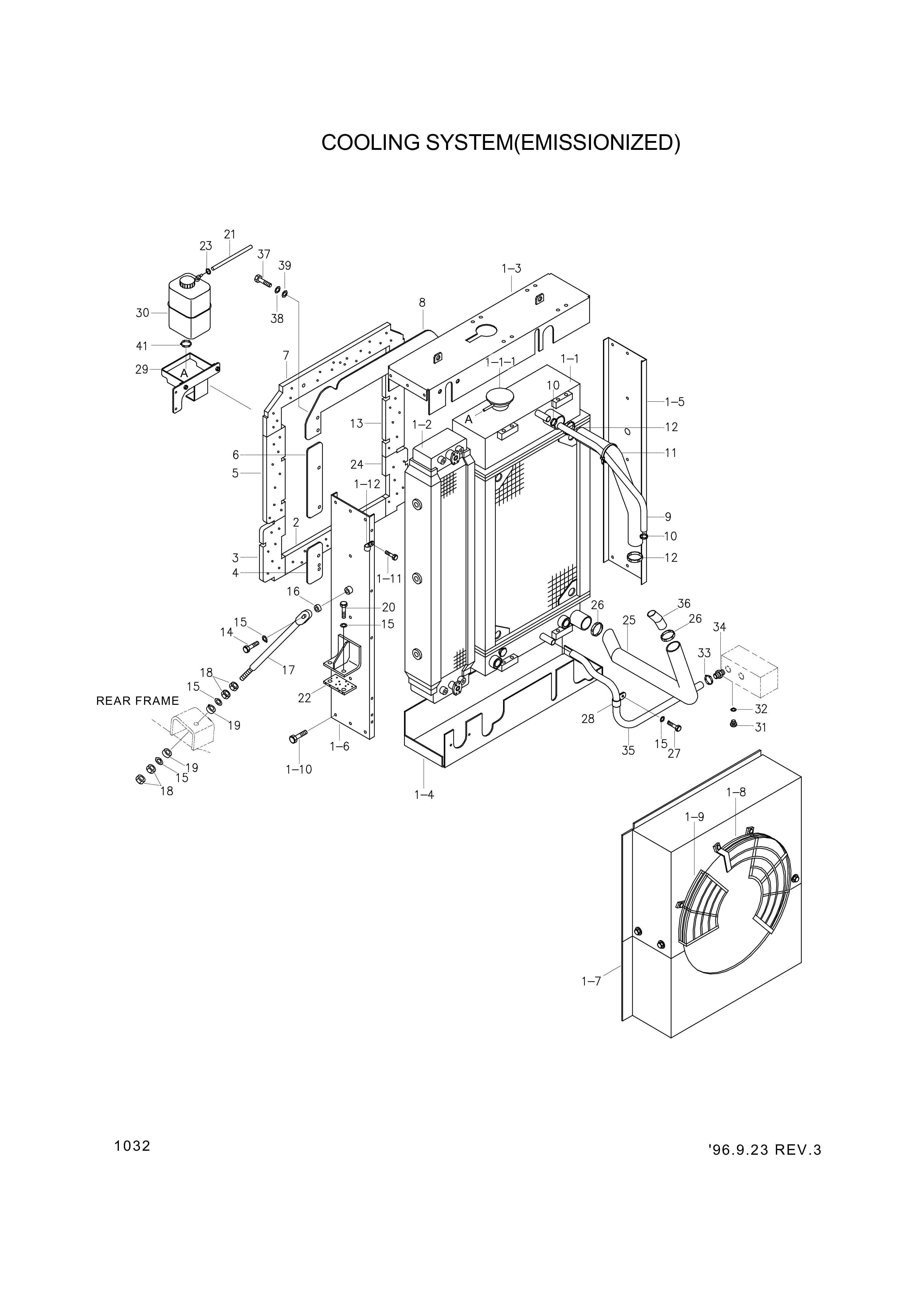 drawing for Hyundai Construction Equipment 14L4-00921 - GUARD ASSY-FAN