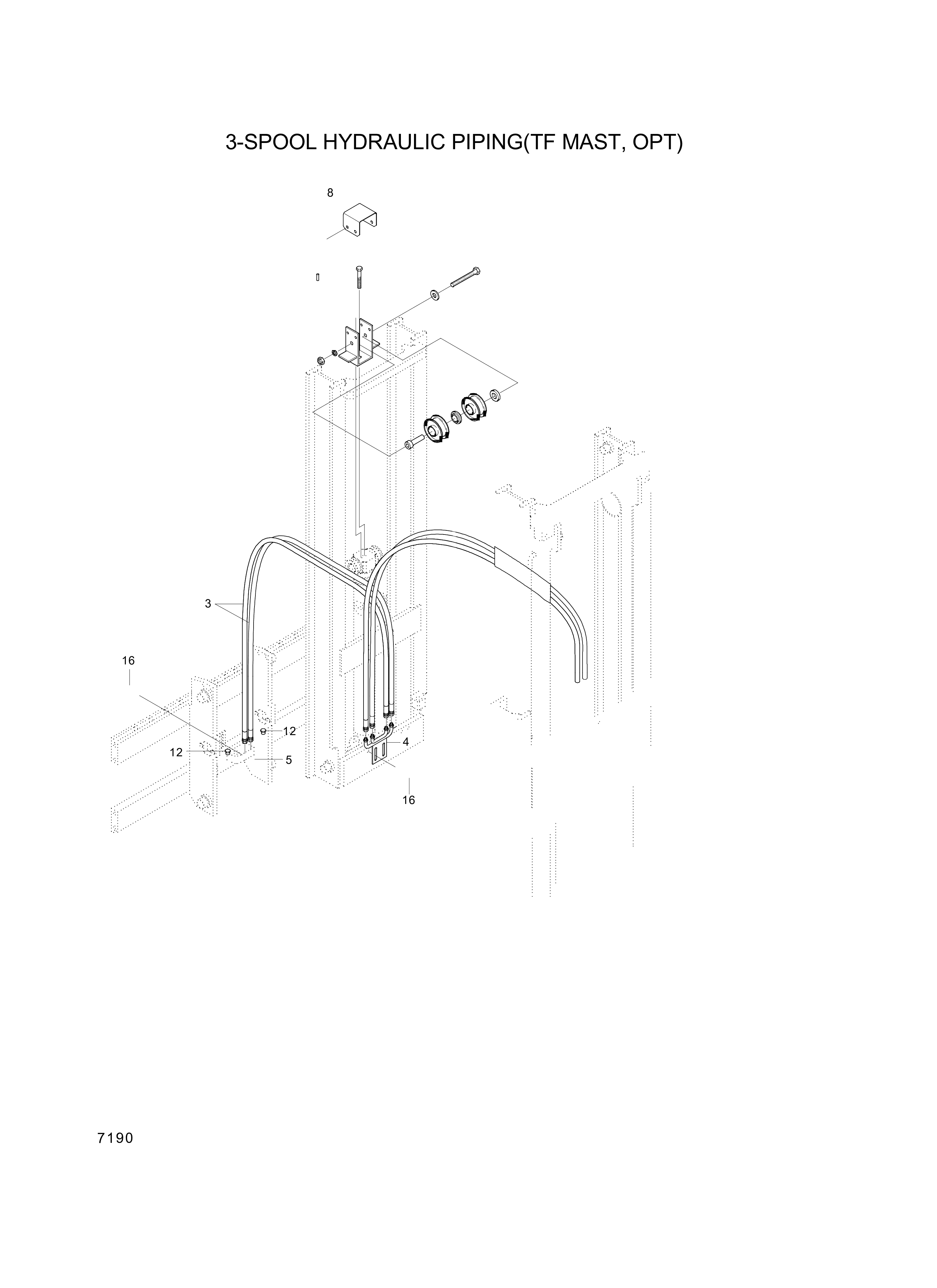 drawing for Hyundai Construction Equipment S441-120004 - WASHER-HARDEN