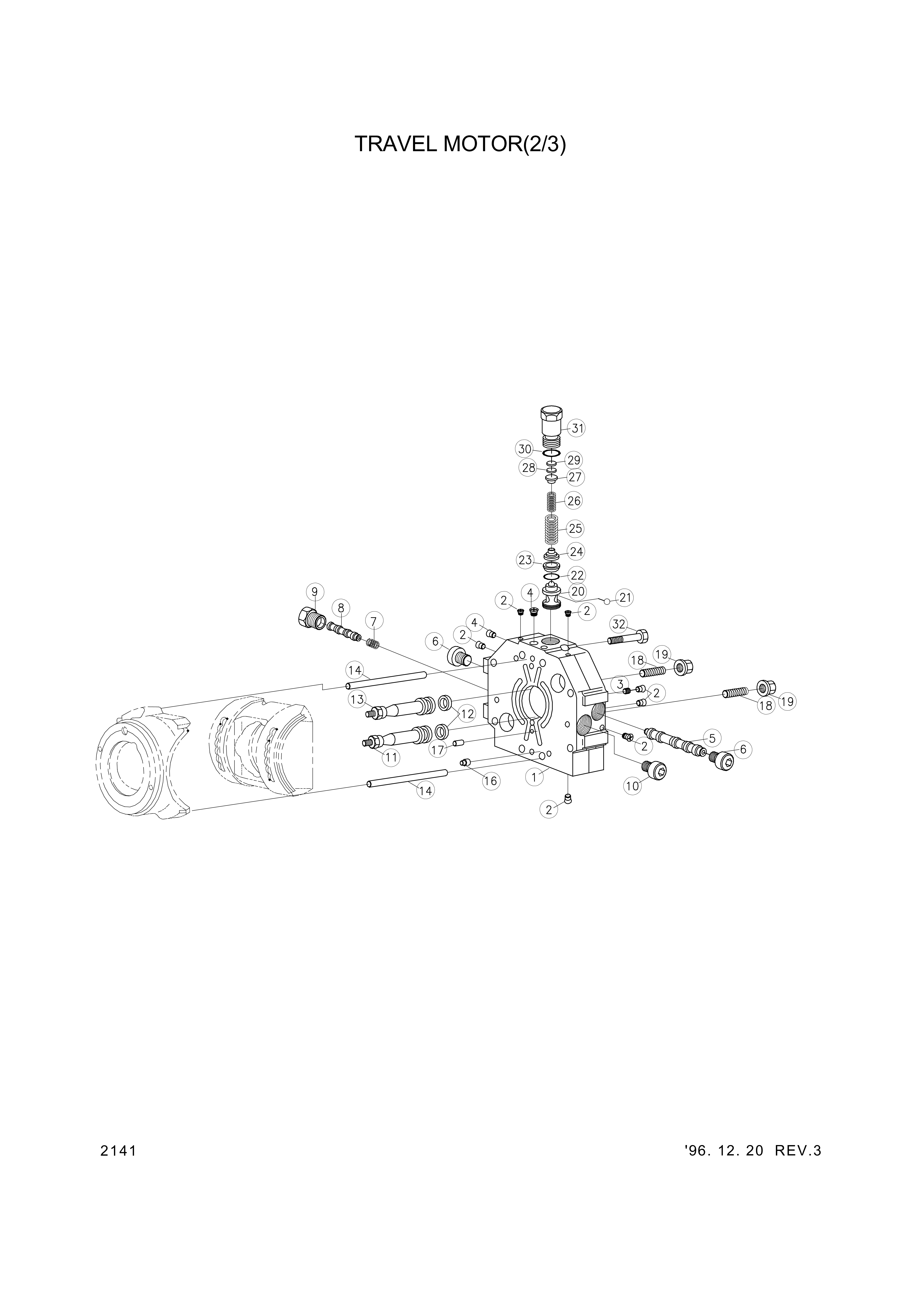 drawing for Hyundai Construction Equipment 624-008-61-82 - VALVE ASSY-RELIEF/PORT