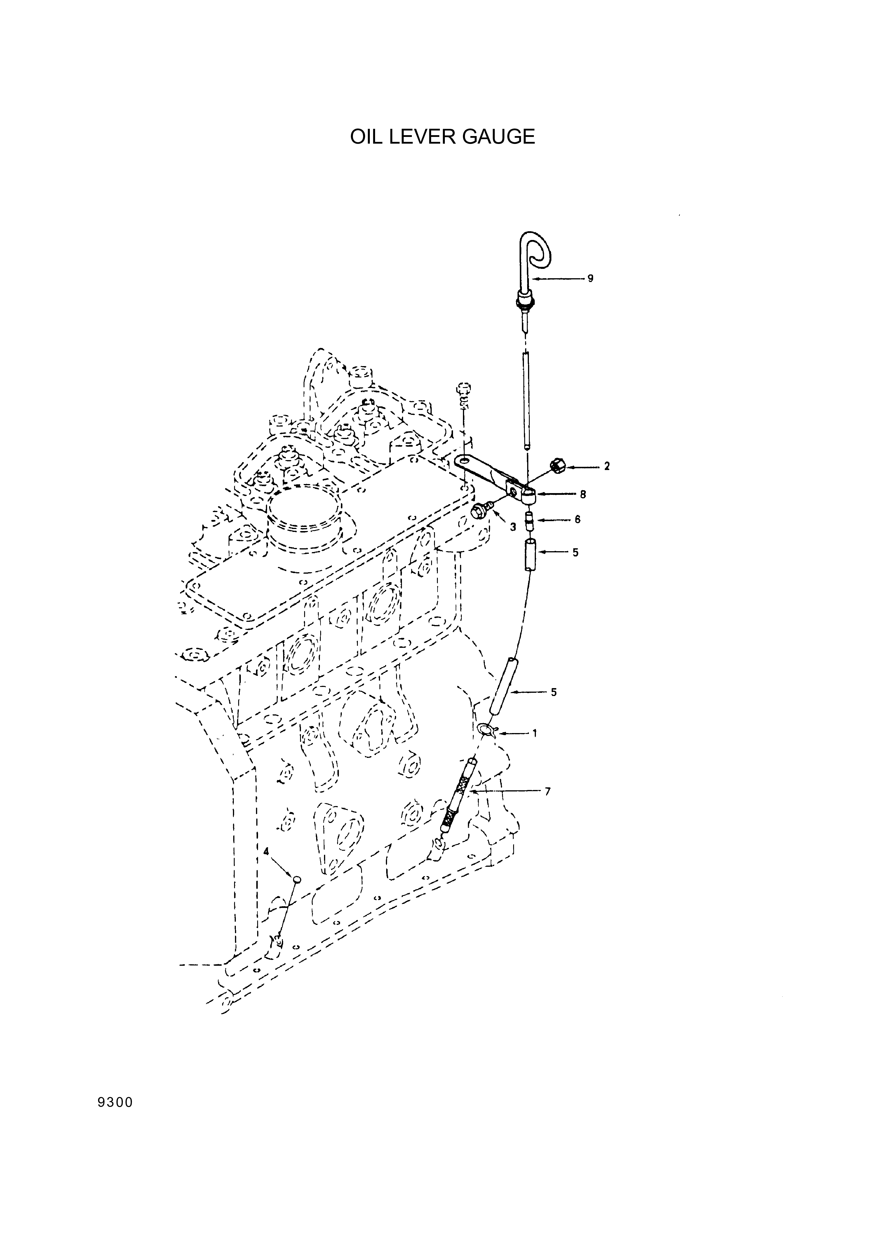 drawing for Hyundai Construction Equipment YUBP-07266 - DIPSTICK ASSY