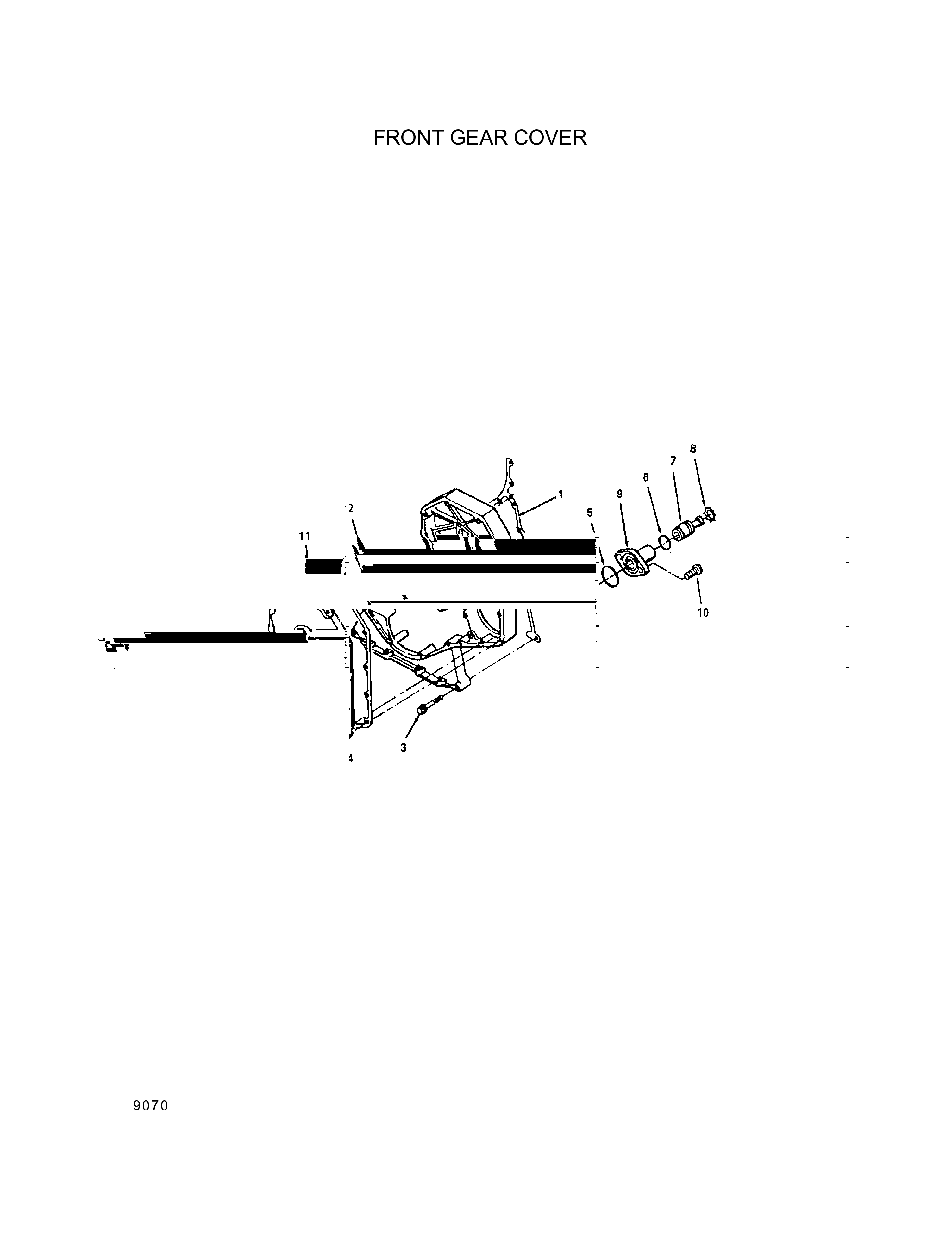 drawing for Hyundai Construction Equipment YUBP-07085 - COVER-GEAR