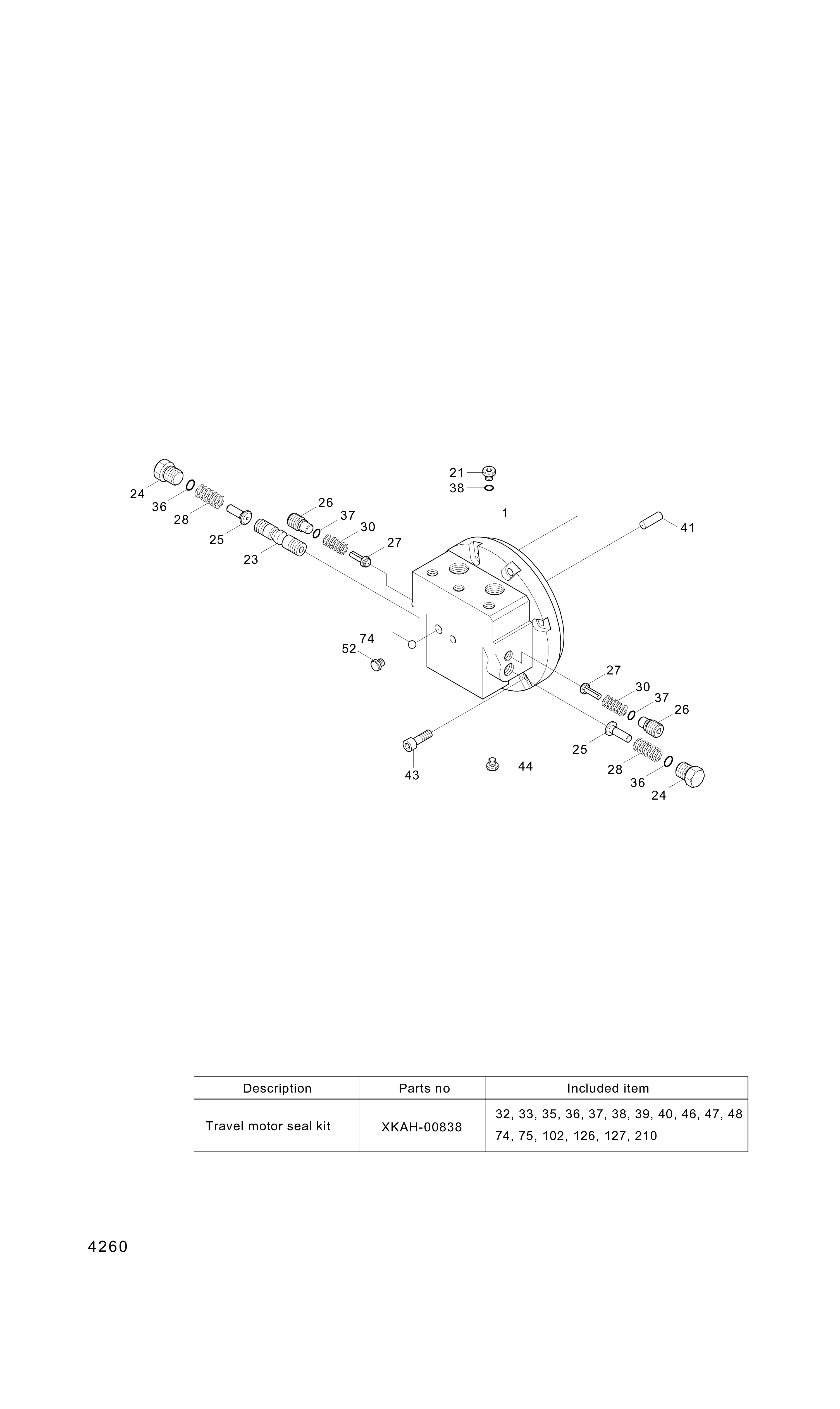 drawing for Hyundai Construction Equipment XKAH-00795 - FLANGE-REAR