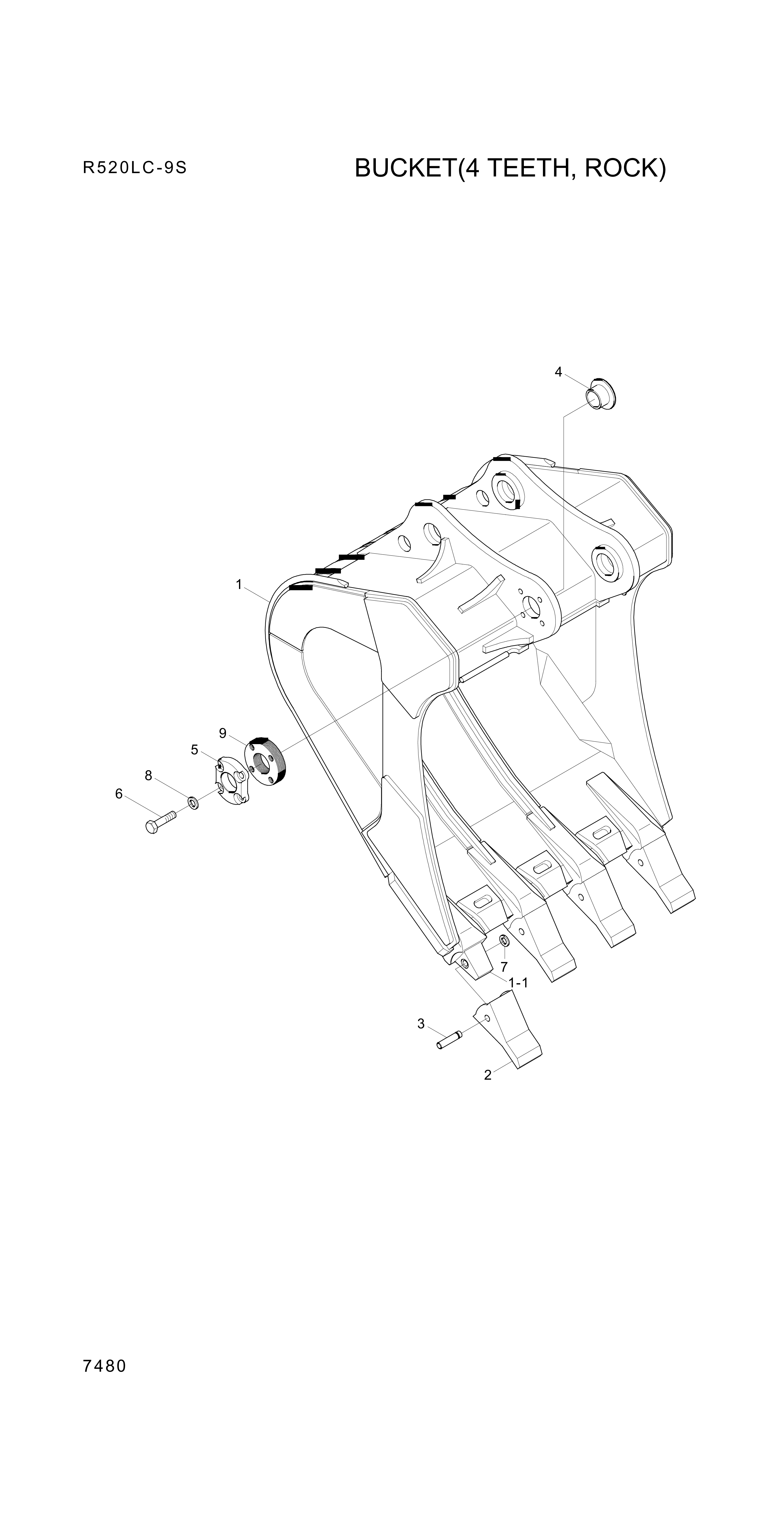 drawing for Hyundai Construction Equipment 61EQ-30510 - WASHER-LOCK