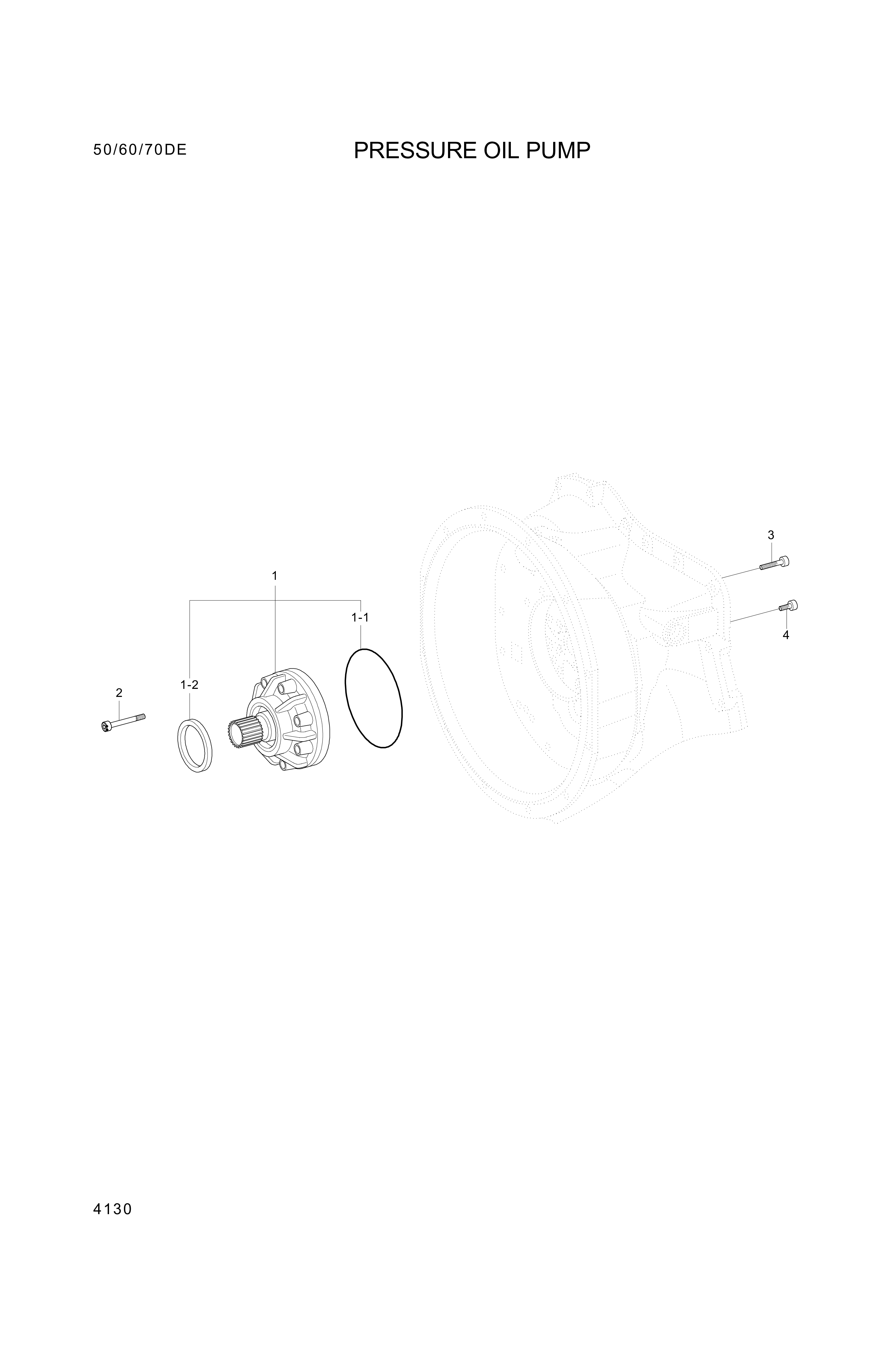 drawing for Hyundai Construction Equipment ZGAQ-03111 - PUMP ASSY-OIL