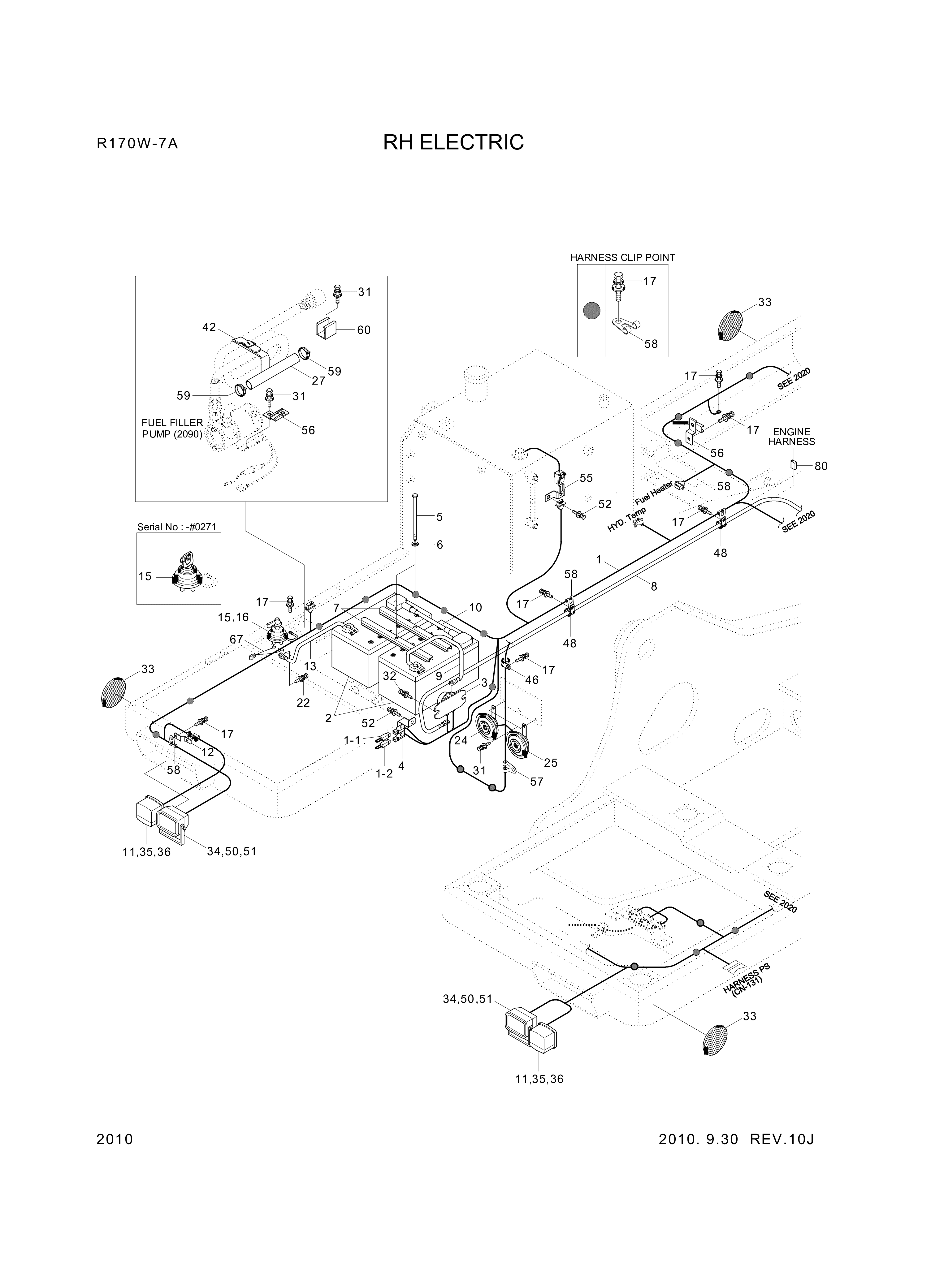 drawing for Hyundai Construction Equipment S161-040356 - BOLT-ROUND