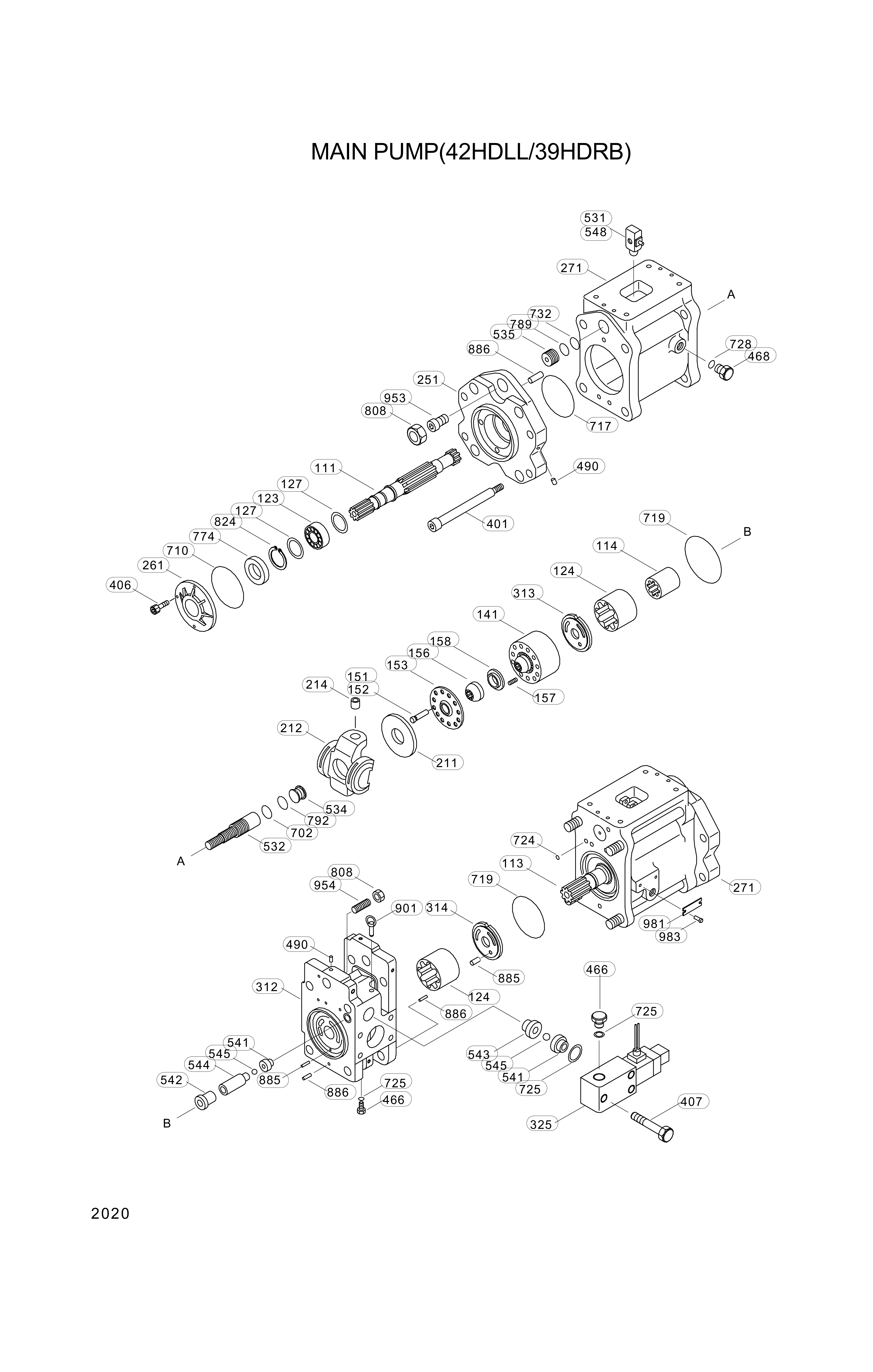 drawing for Hyundai Construction Equipment 9511138109 - REDUCING VALVE