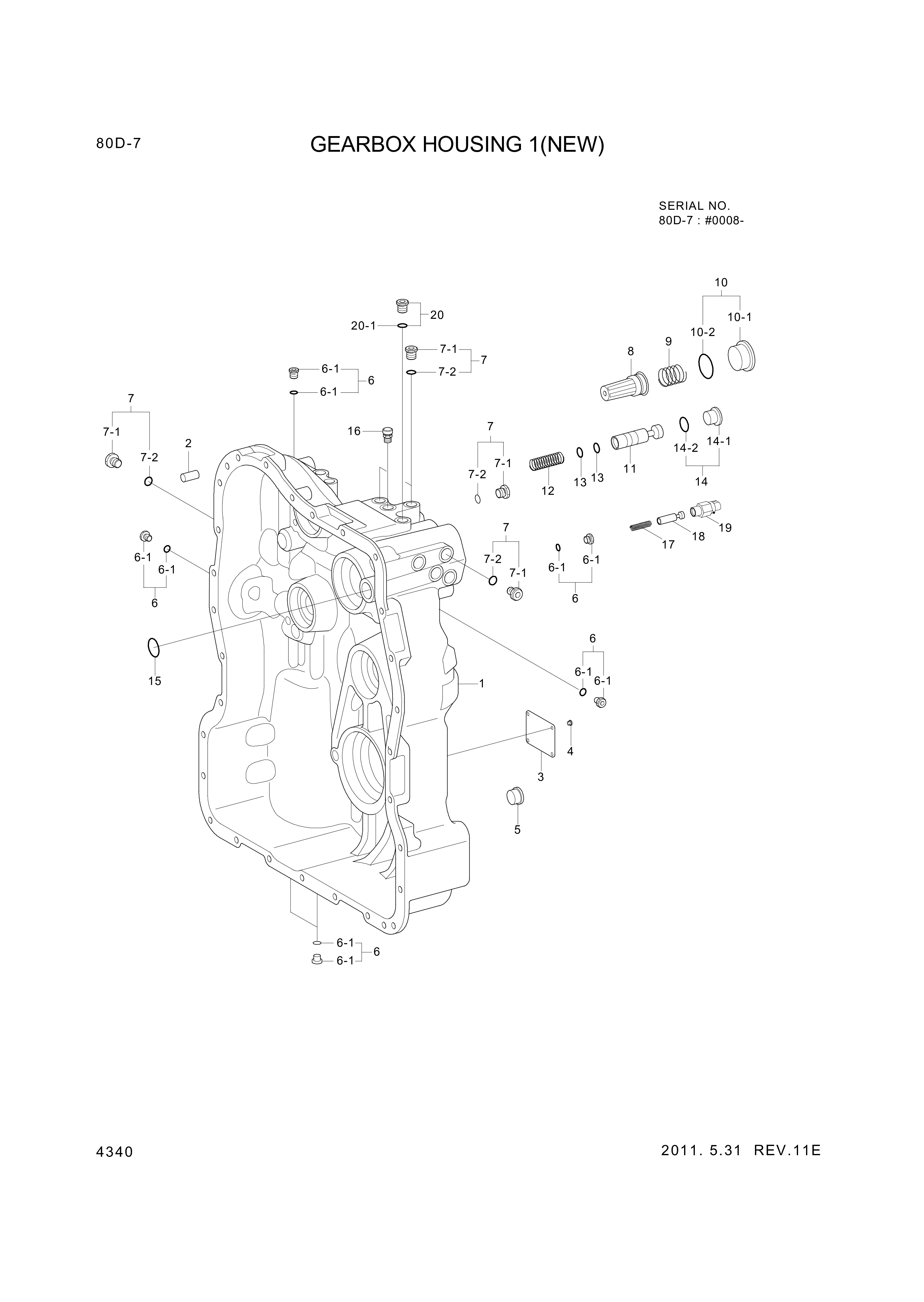 drawing for Hyundai Construction Equipment ZGAQ-03975 - PLUG-SCREW