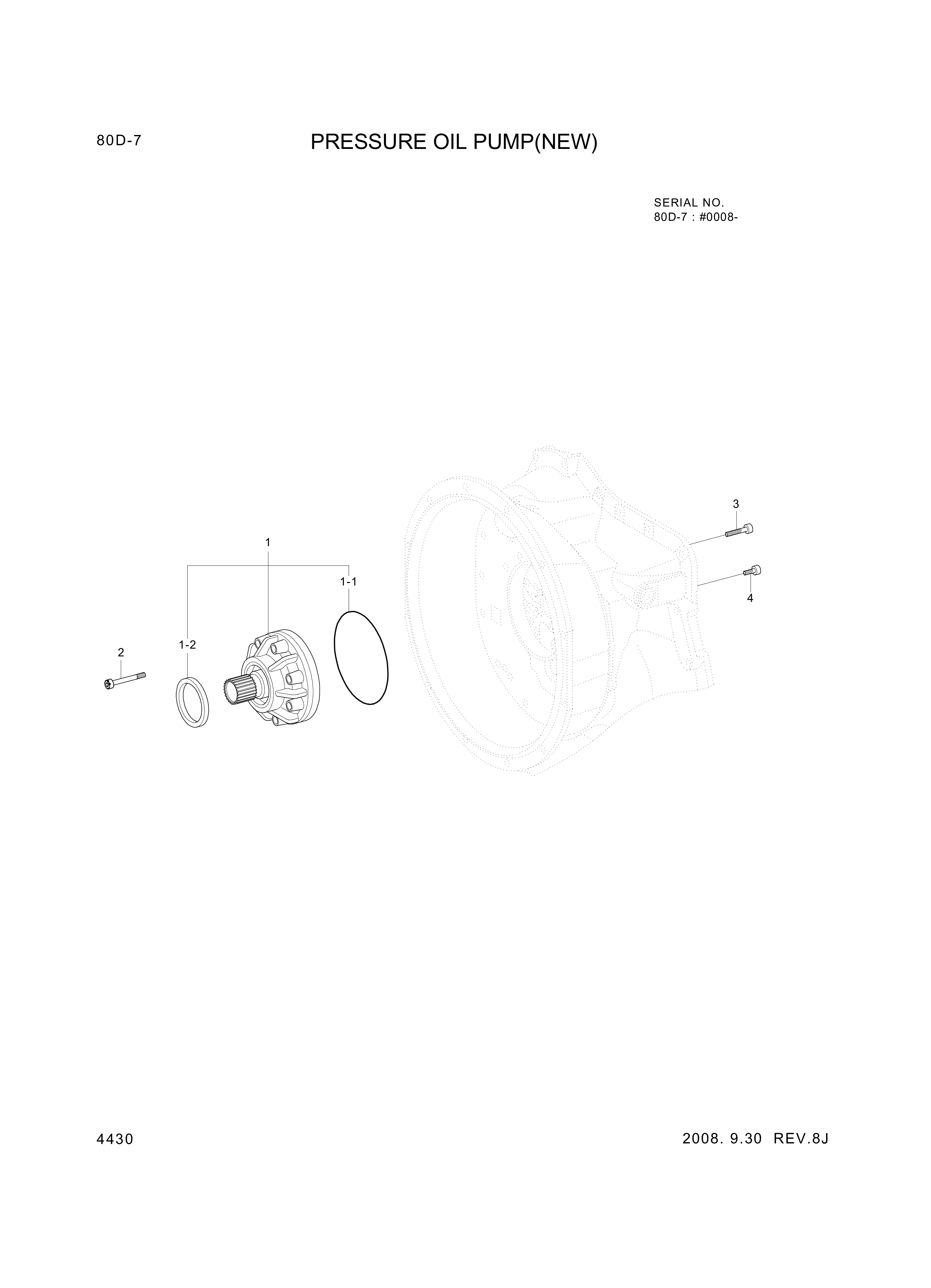 Technical drawing of Hyundai Construction Equipment ZGAQ-03113 SEAL-SHAFT with dimensions and layout (figure 5)