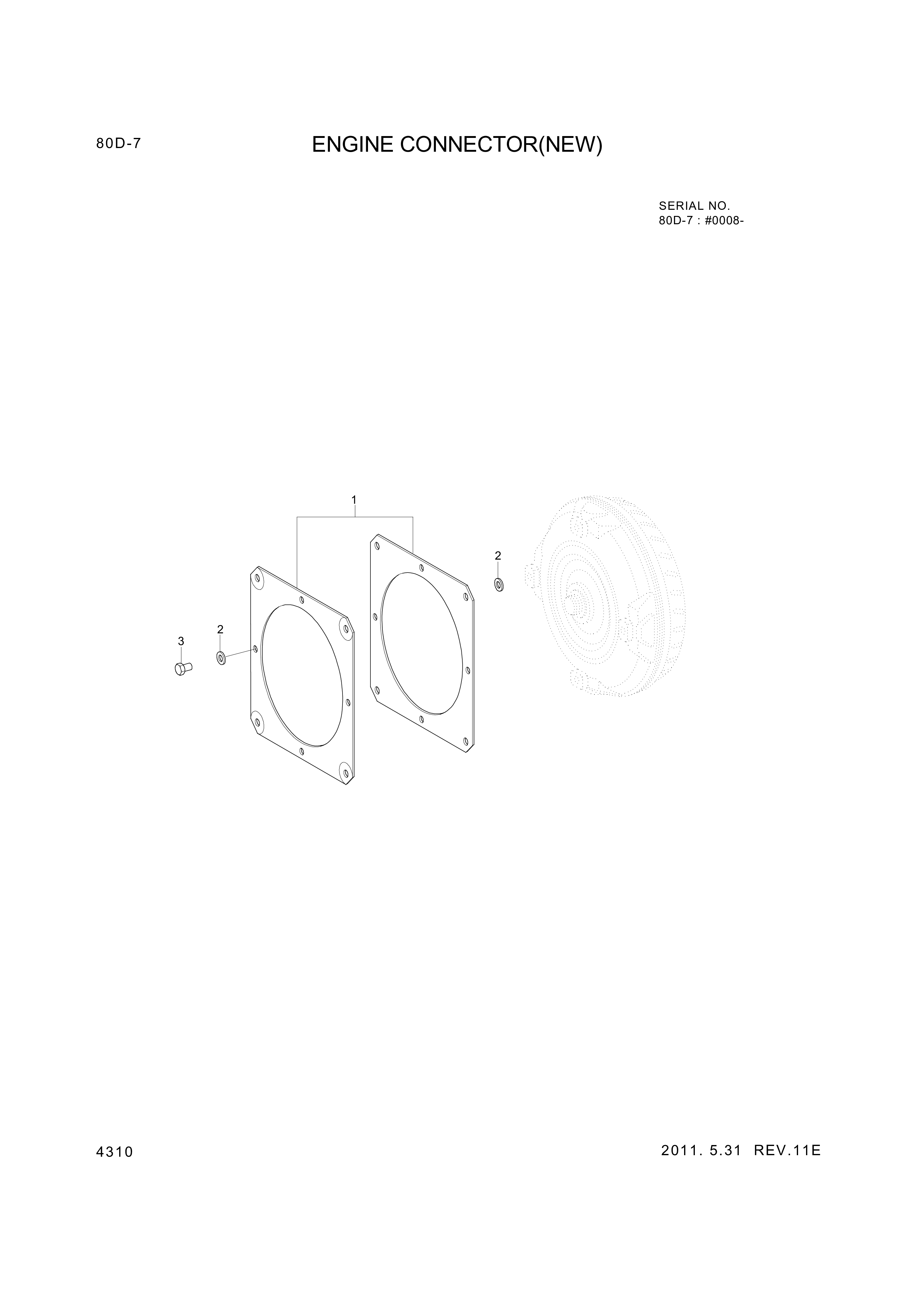 drawing for Hyundai Construction Equipment ZGAQ-02996 - SCREW-HEX