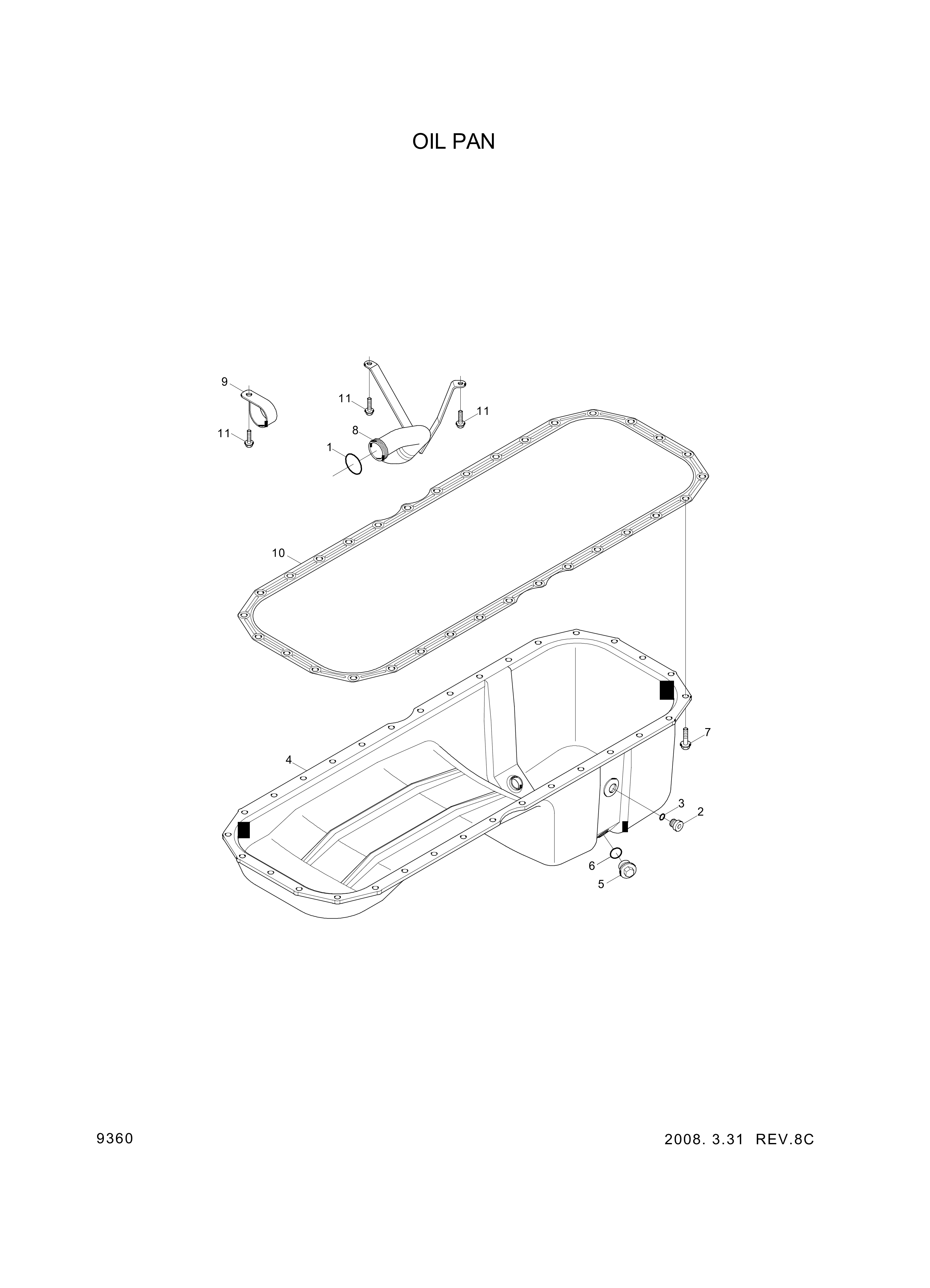 drawing for Hyundai Construction Equipment YUBP-05701 - O-RING