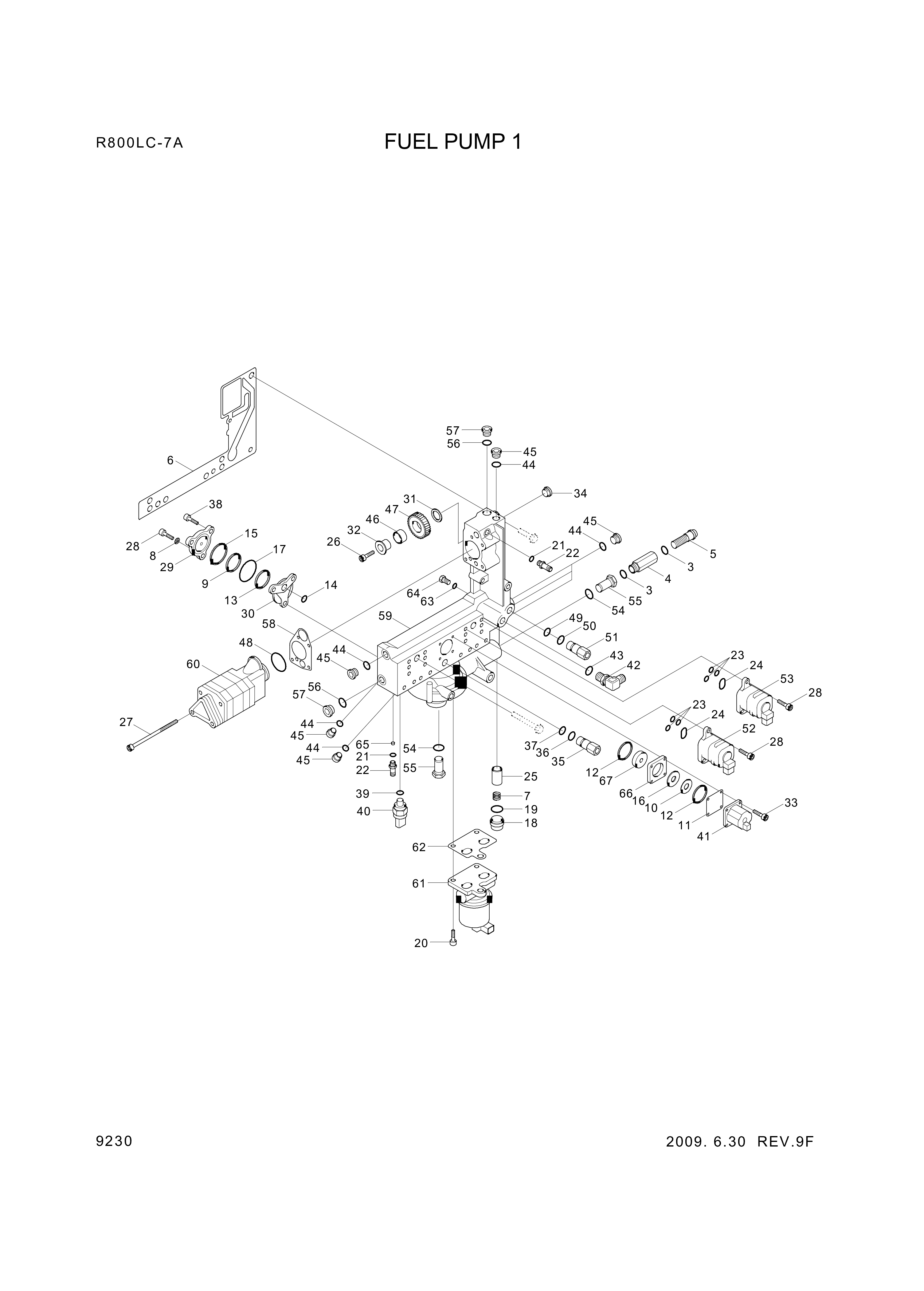 drawing for Hyundai Construction Equipment YUBP-05271 - BODY-PUMP