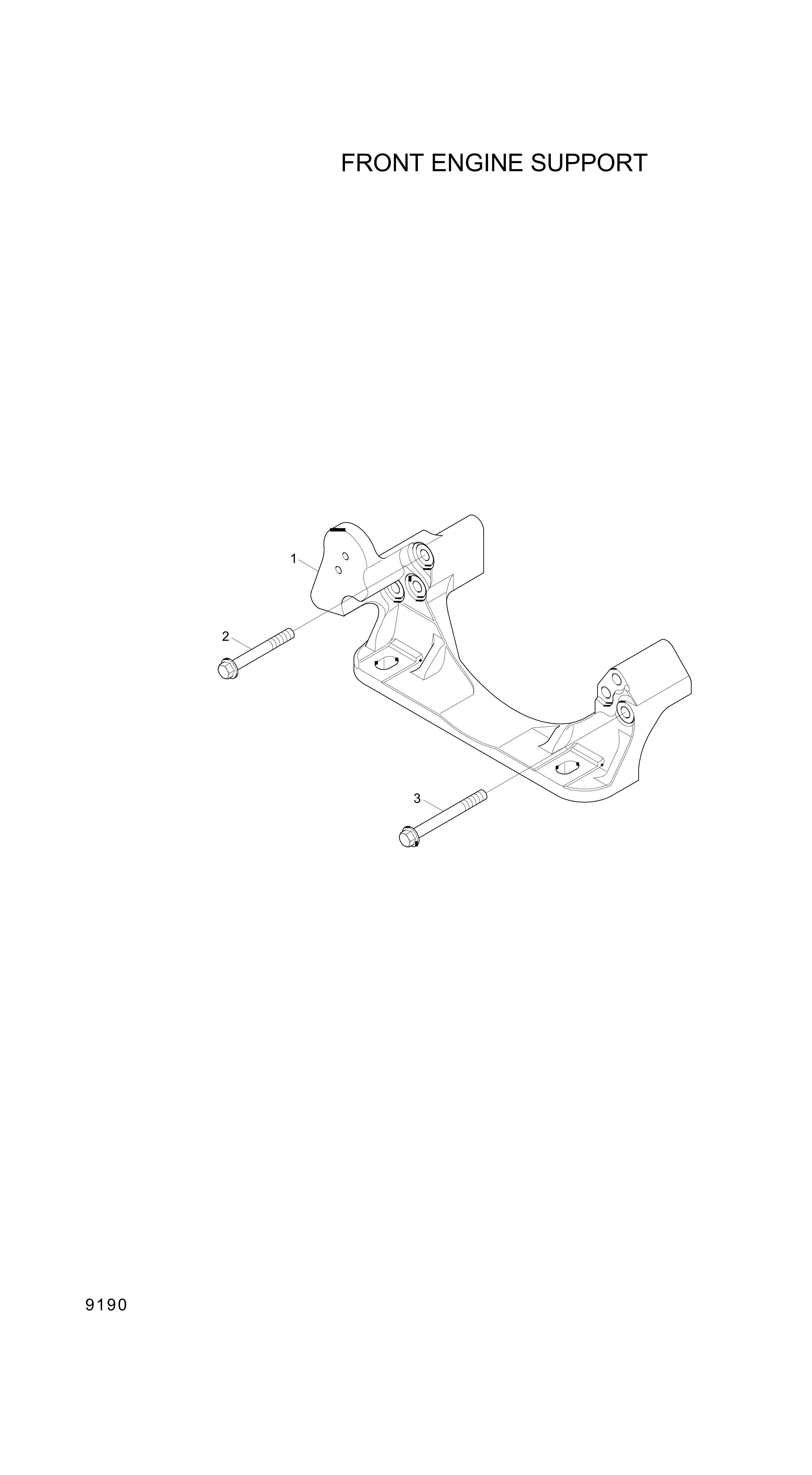 drawing for Hyundai Construction Equipment YUBP-05785 - SCREW-HEX FLG