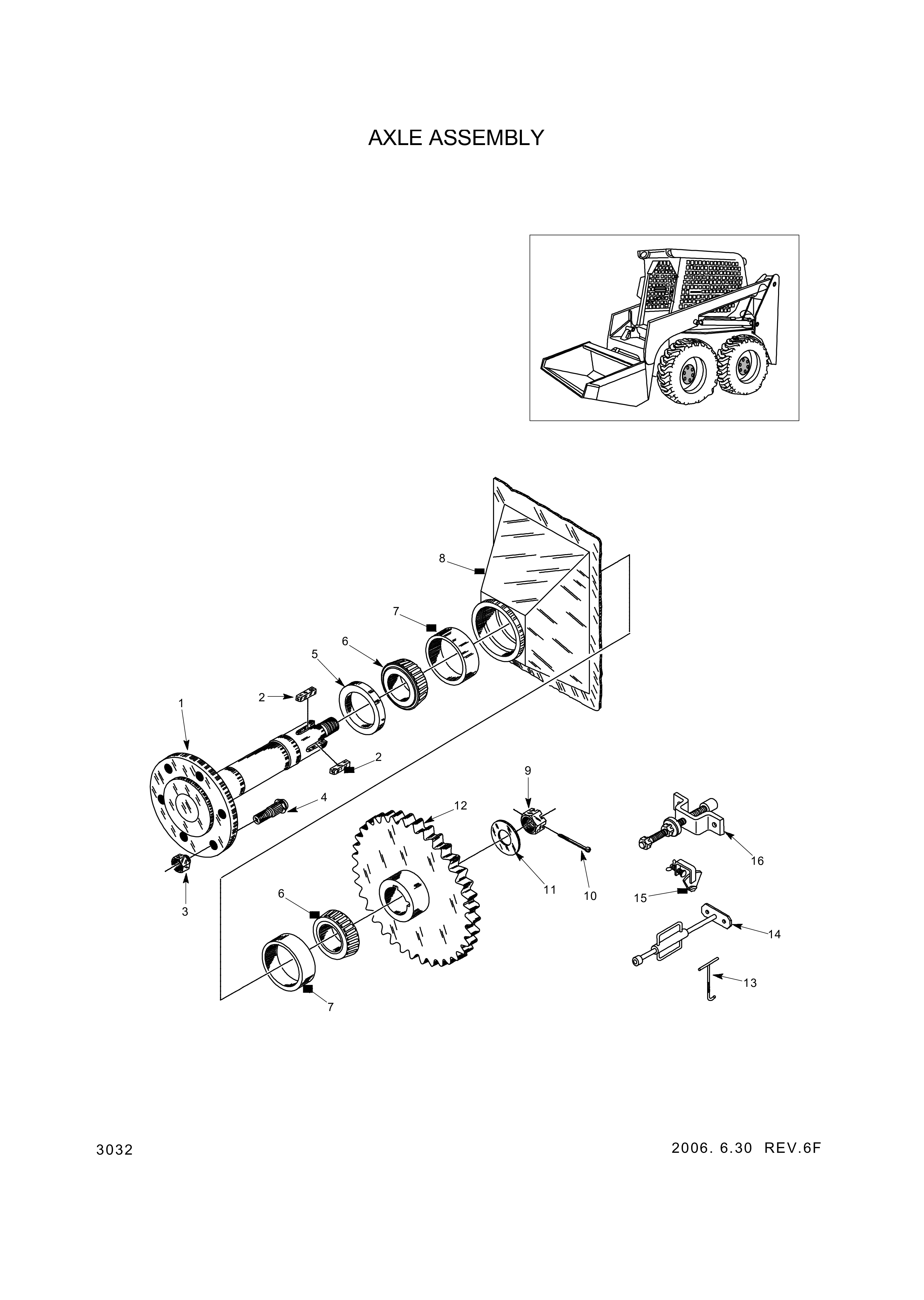 drawing for Hyundai Construction Equipment 955280 - AXLE INSTALL TOOL