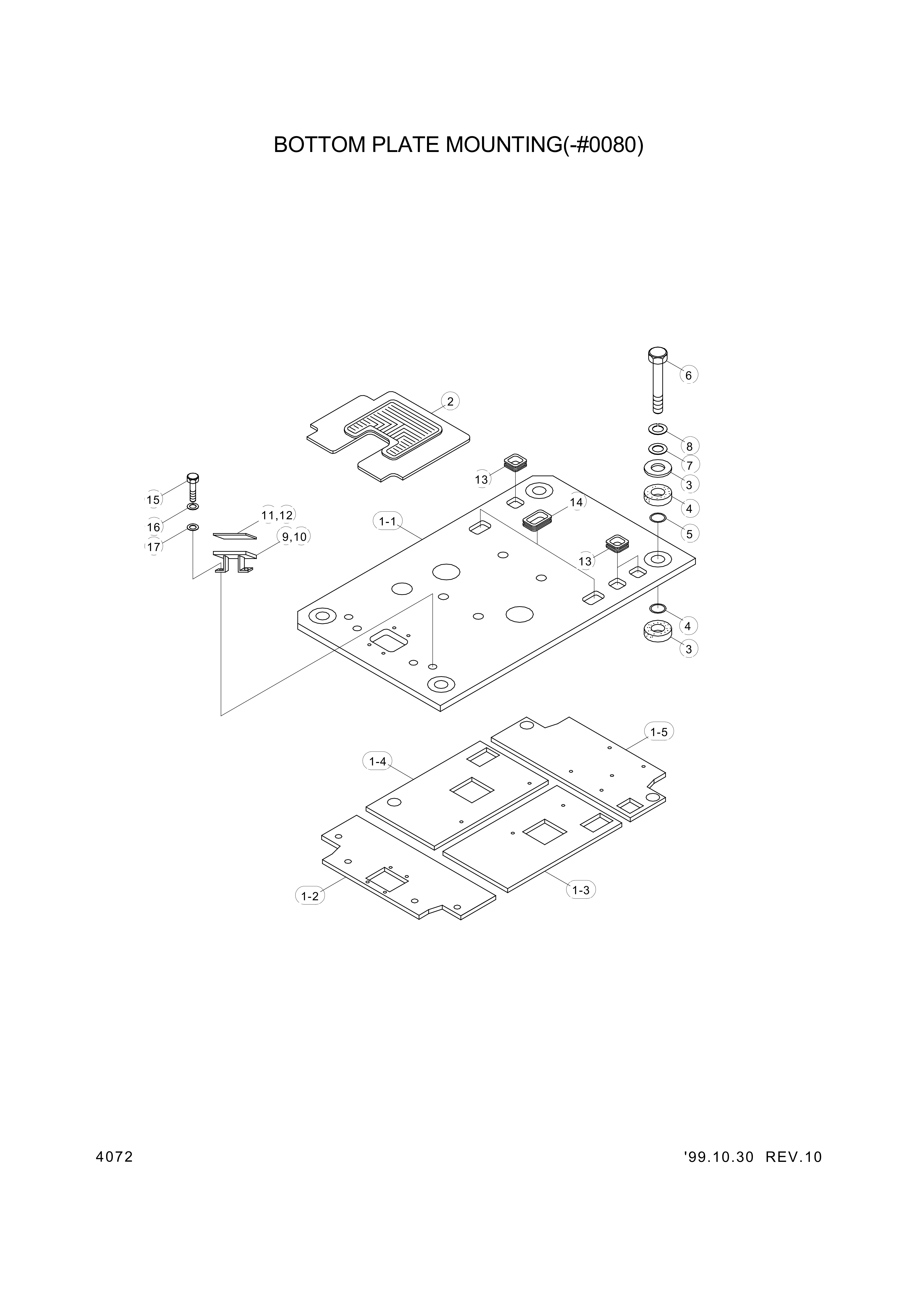 drawing for Hyundai Construction Equipment S401-100006 - WASHER-PLAIN