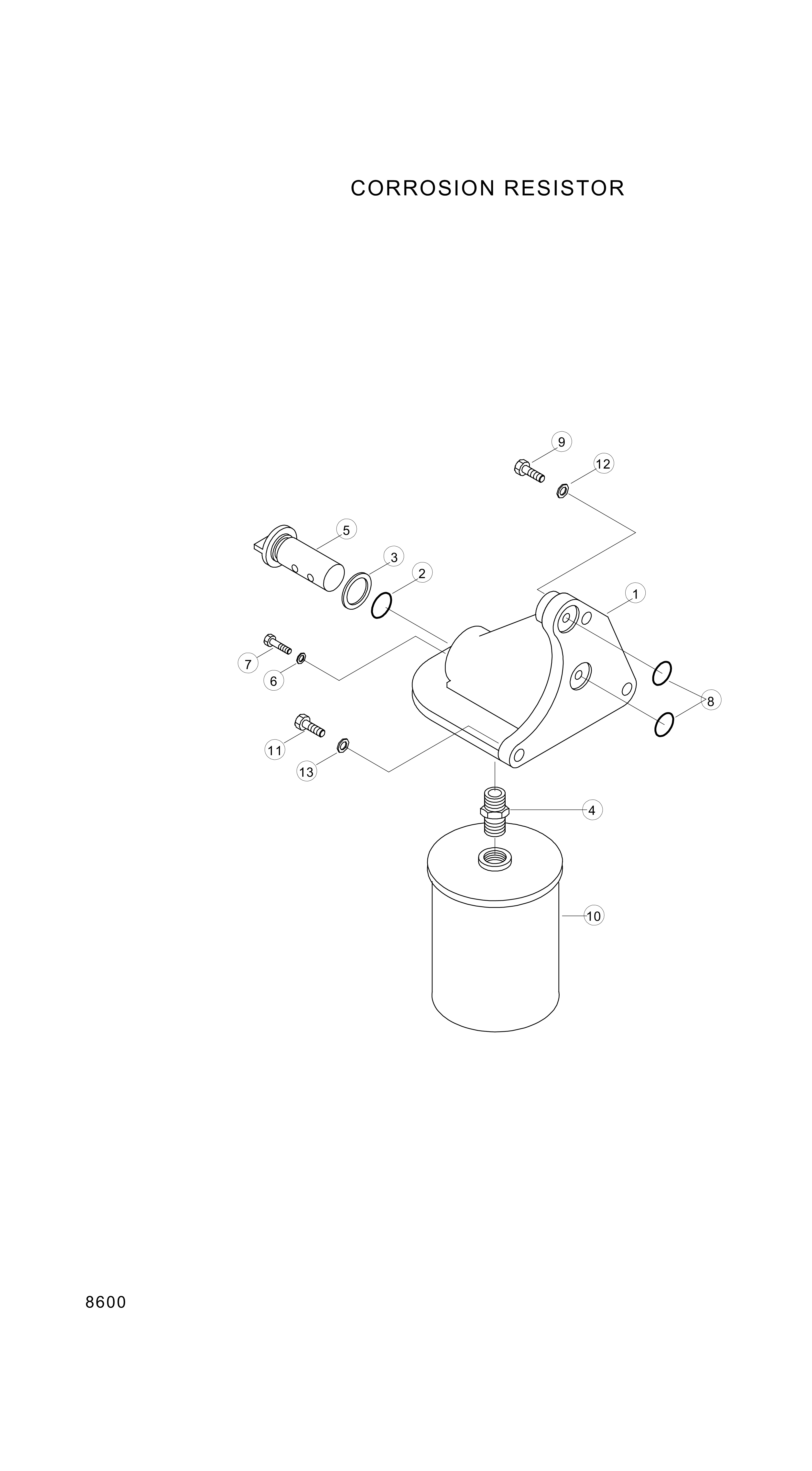 drawing for Hyundai Construction Equipment YUBP-04988 - SCREW-HEX