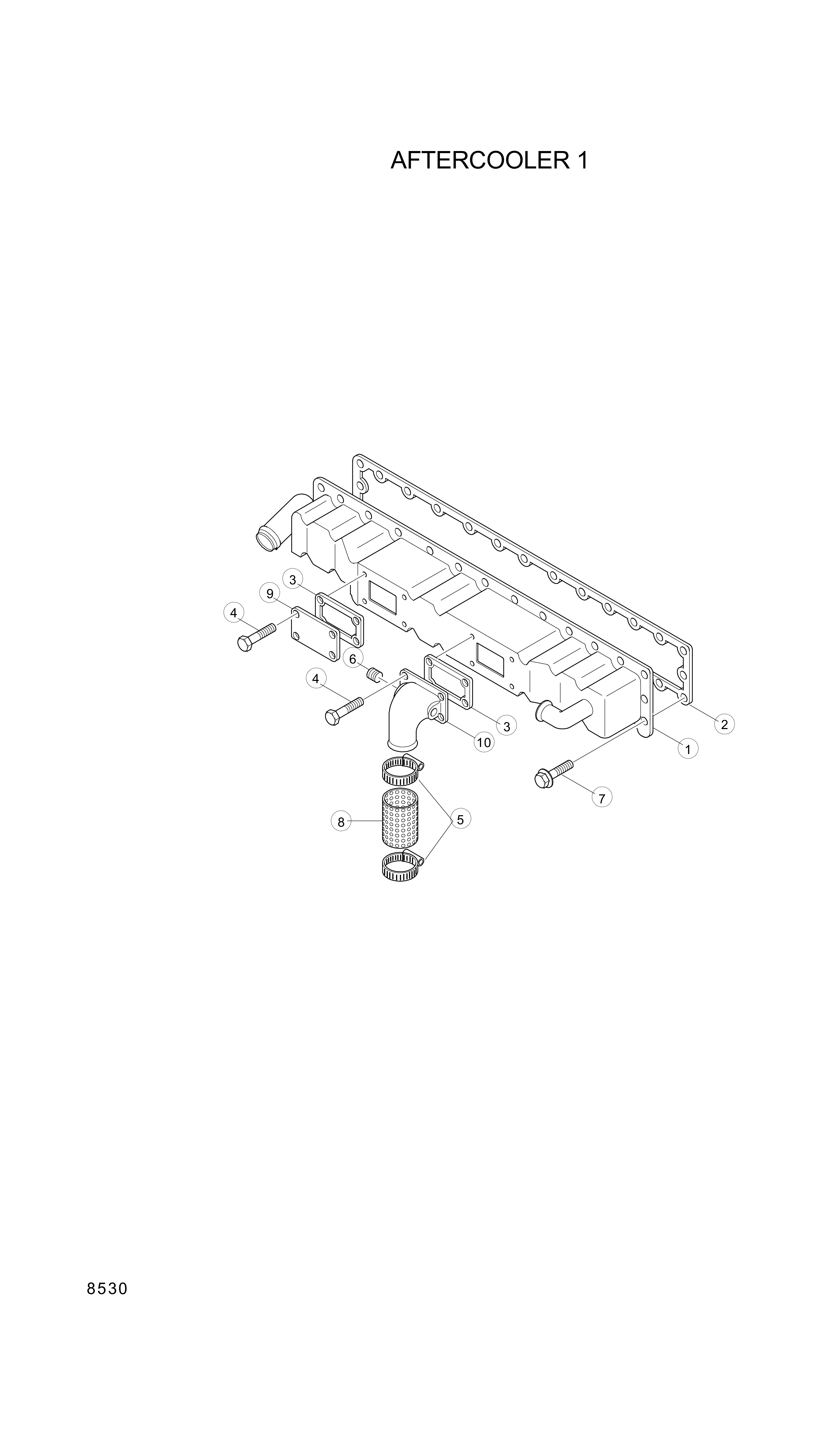 drawing for Hyundai Construction Equipment YUBP-06421 - GASKET