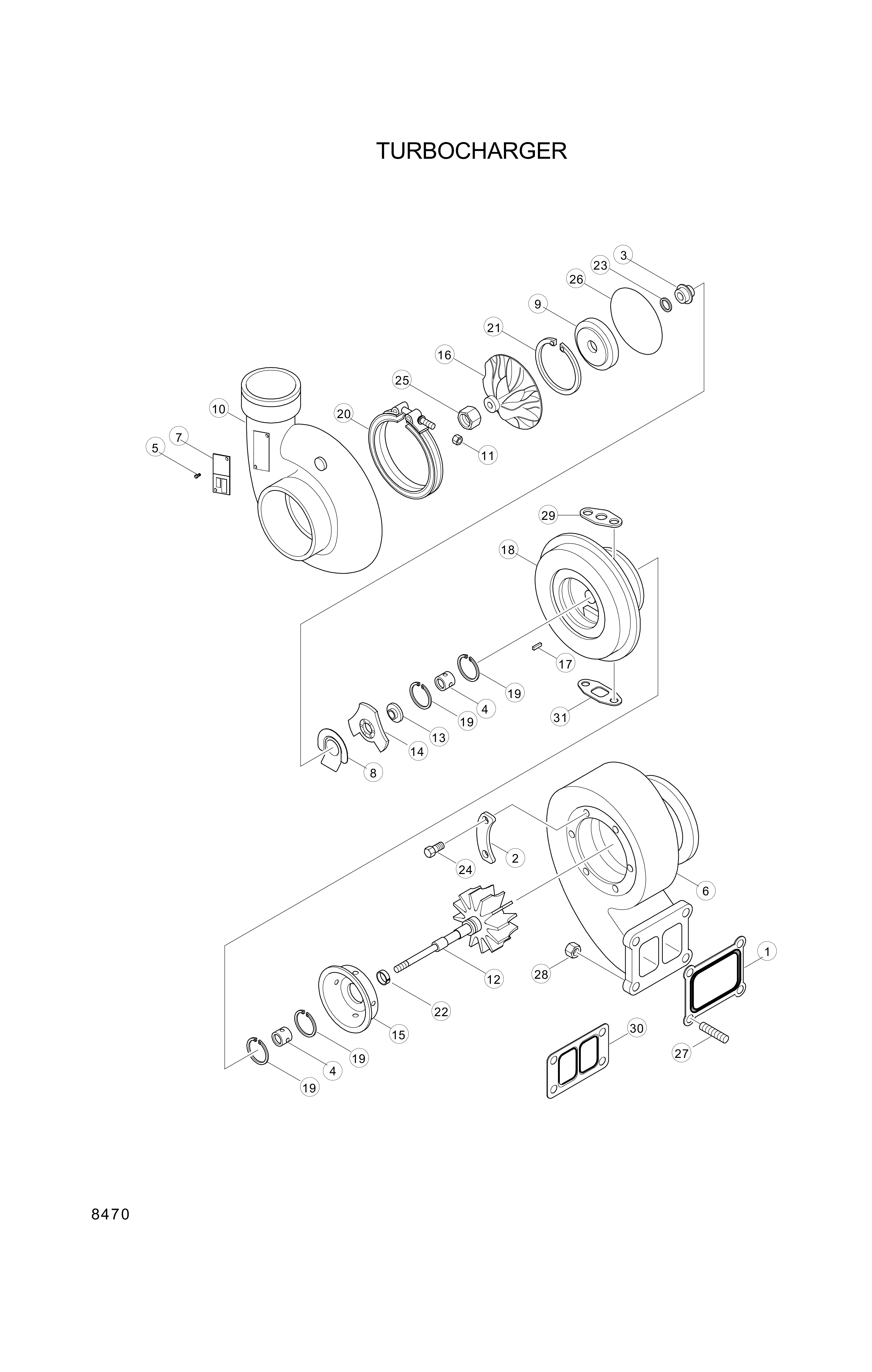 drawing for Hyundai Construction Equipment YUBP-05544 - SHAFT&WHEEL