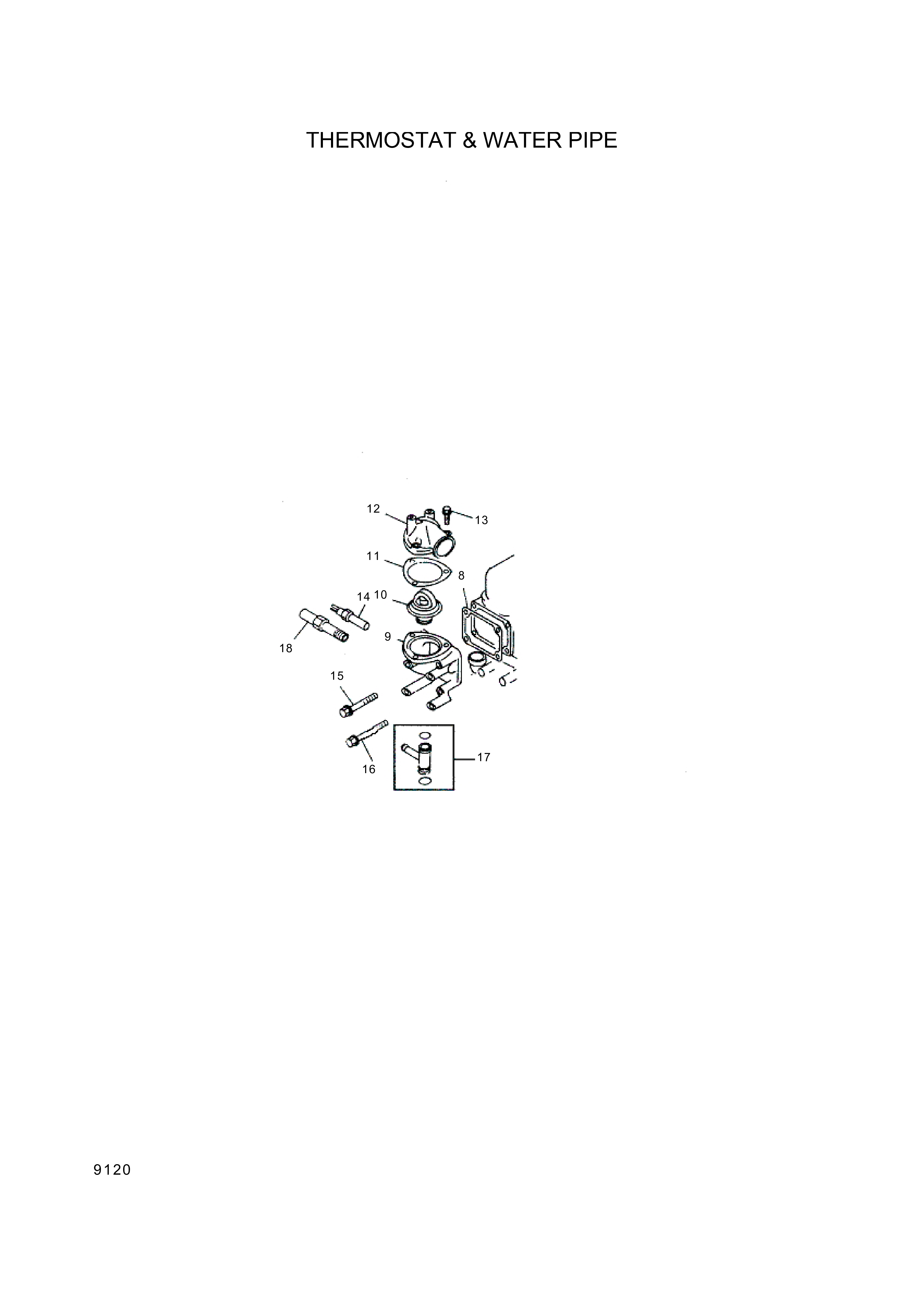 drawing for Hyundai Construction Equipment 94650-72401 - SENSOR-TEMP