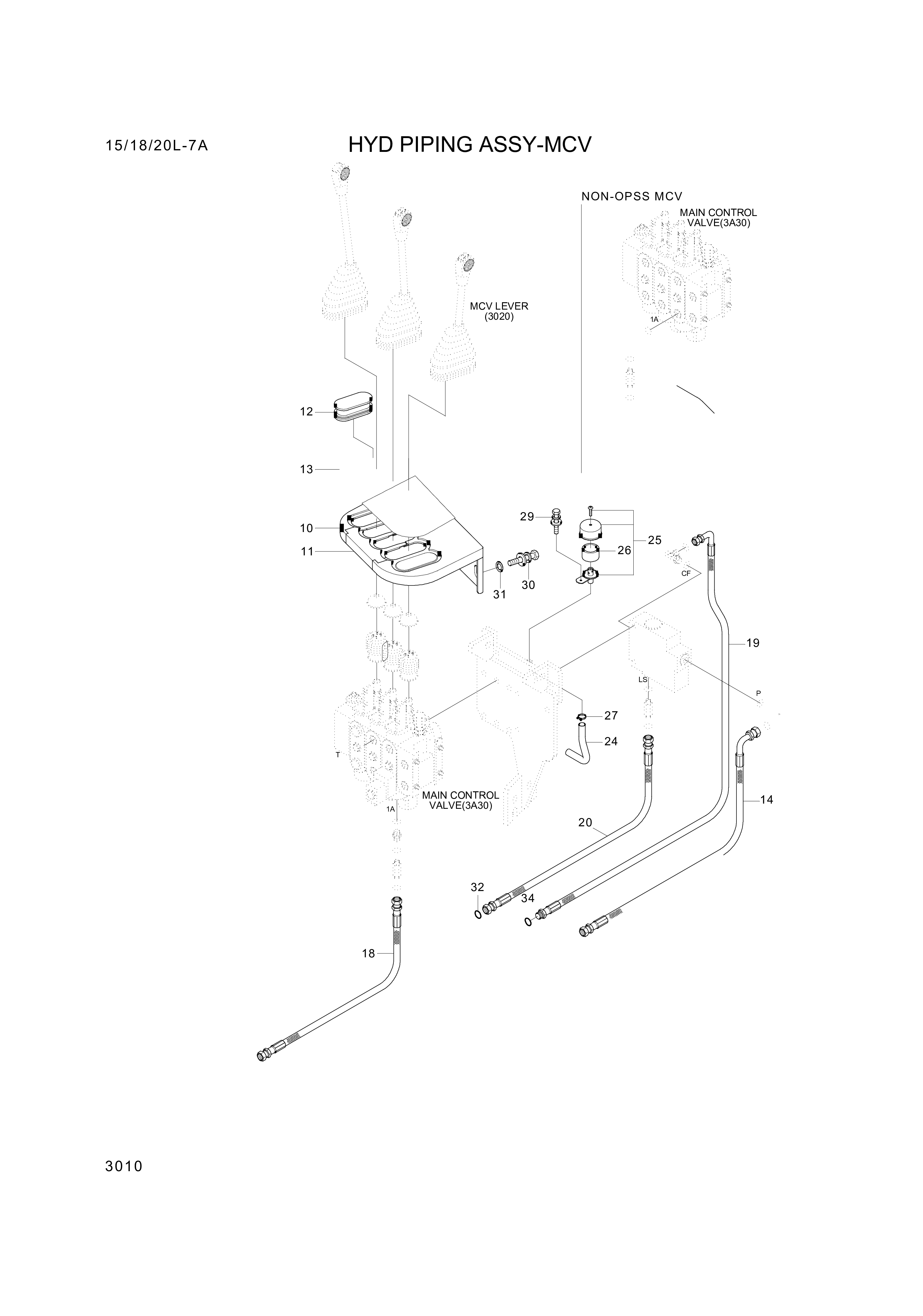 drawing for Hyundai Construction Equipment 35HH-10070 - HOSE ASSY-ORFS