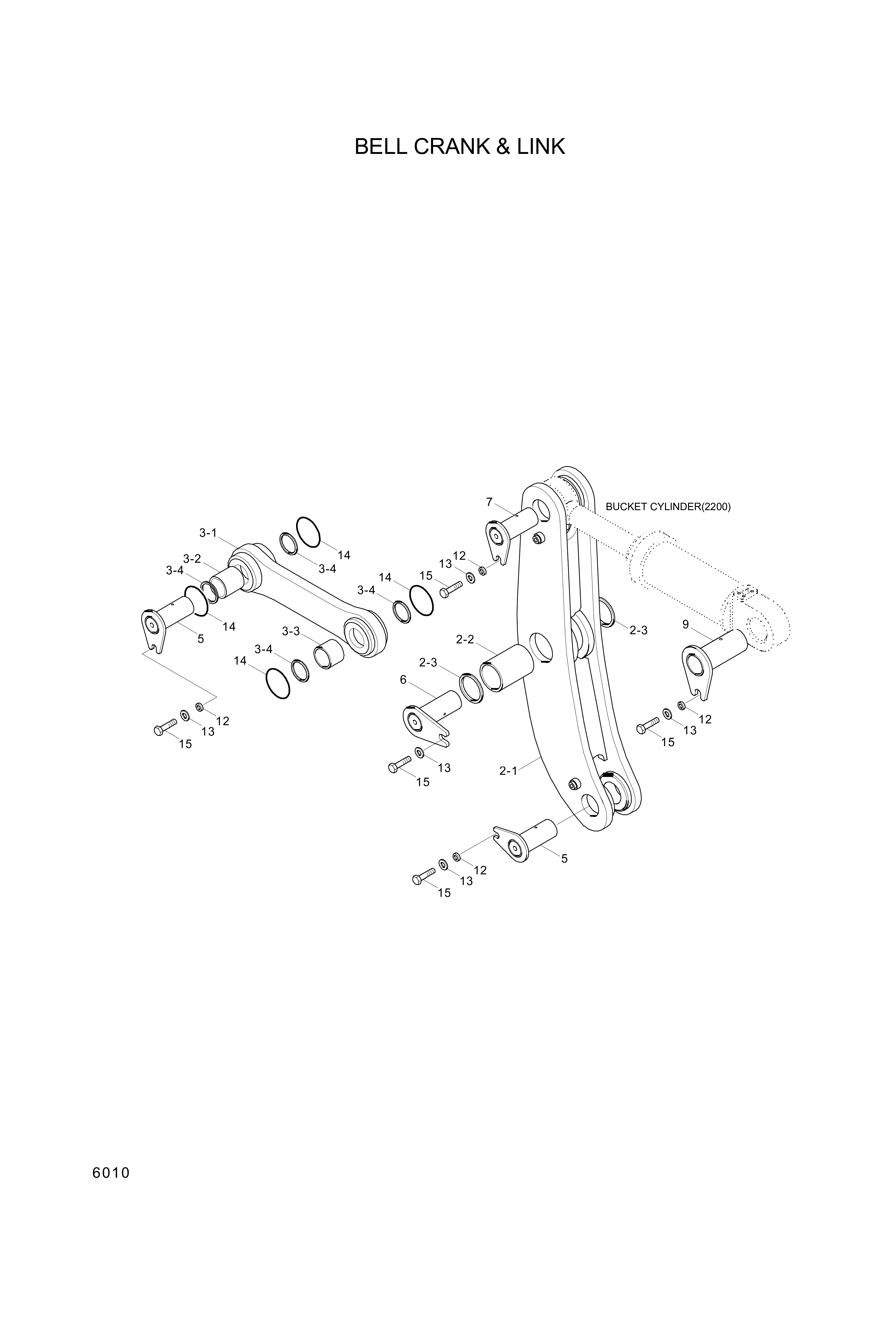 drawing for Hyundai Construction Equipment 61L9-10310 - LINK