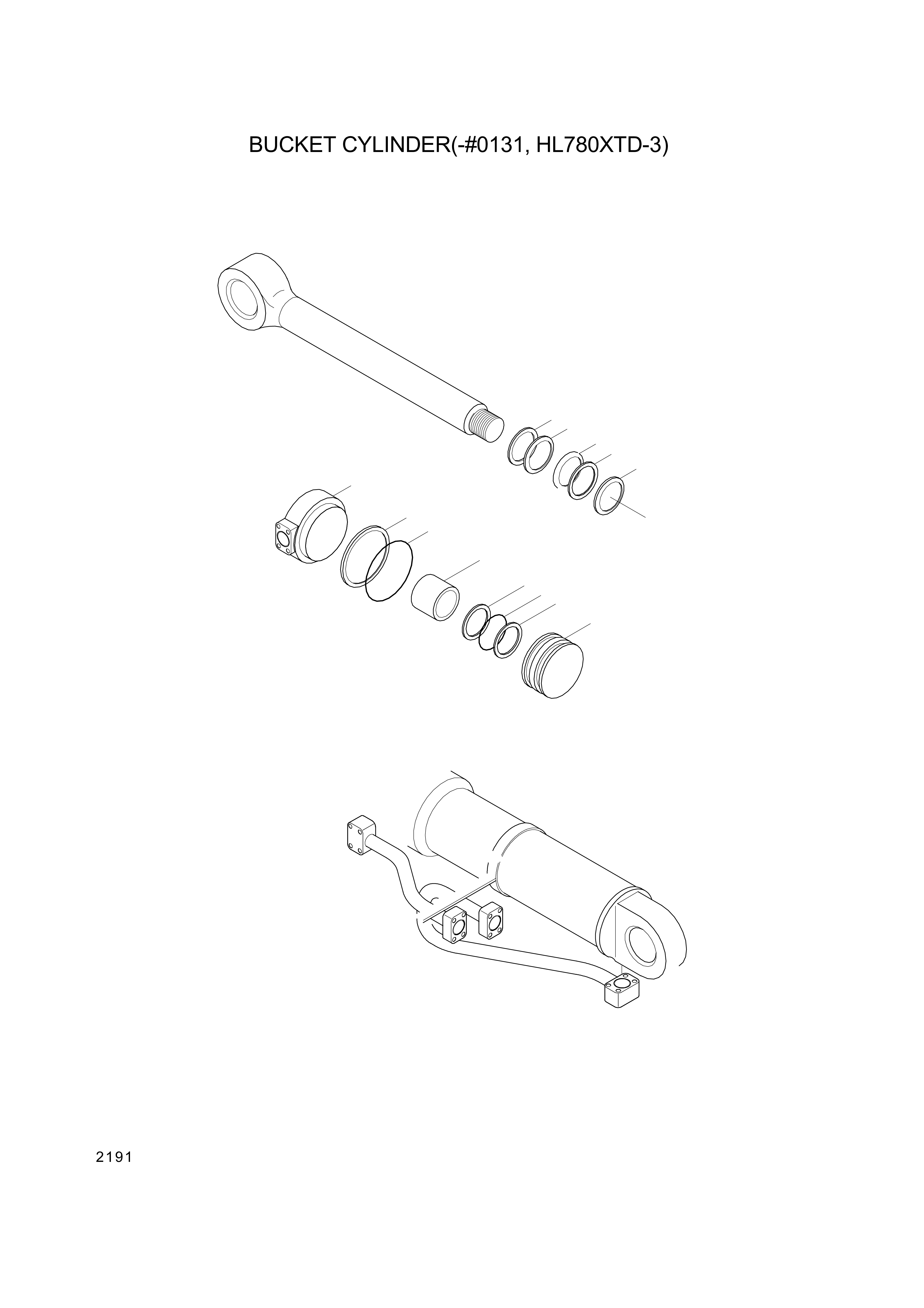 Technical drawing of Hyundai Construction Equipment 31Y2-03380 BAND ASSY-LH with dimensions and layout (figure 2)