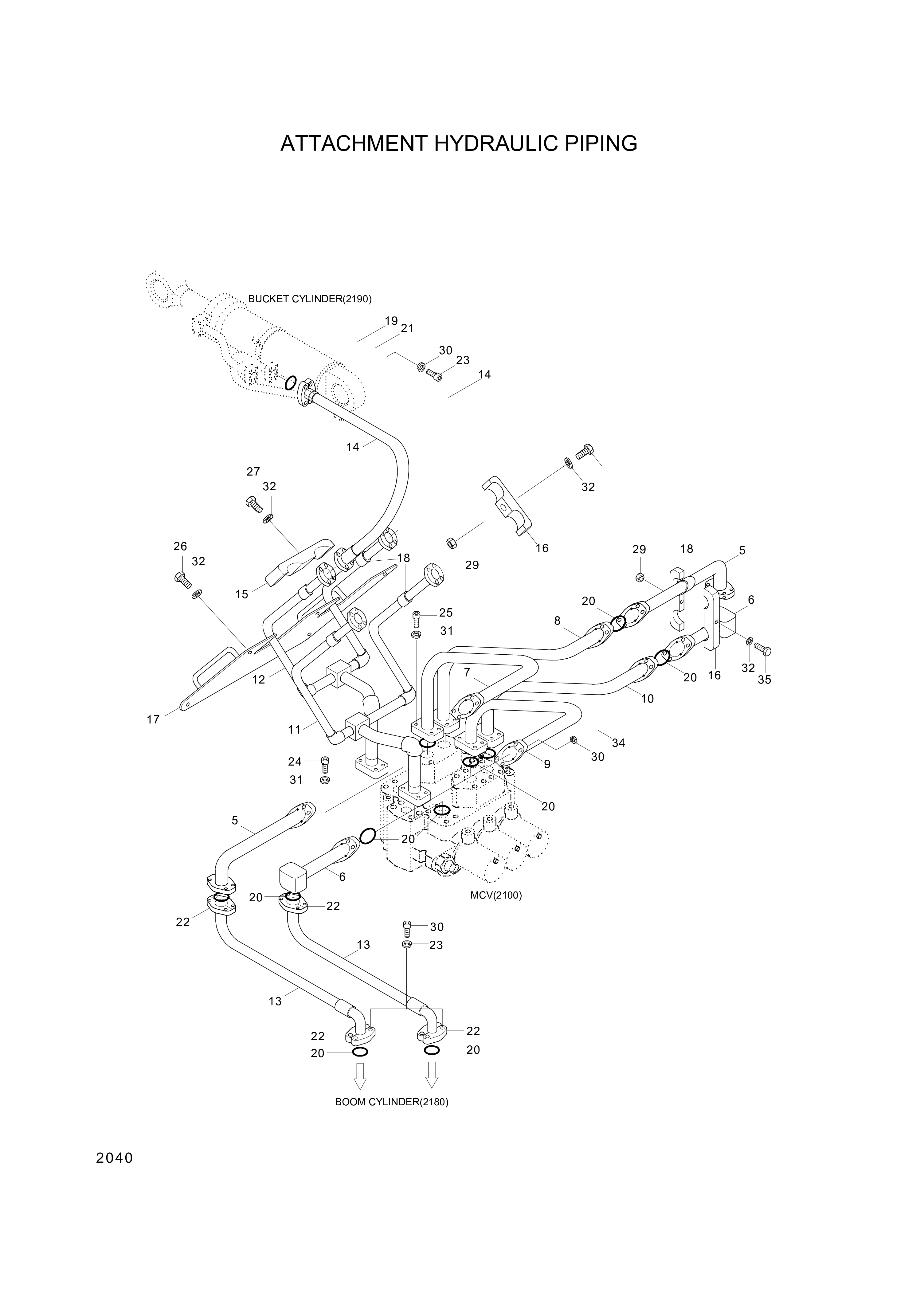 drawing for Hyundai Construction Equipment 34L3-01710 - COVER