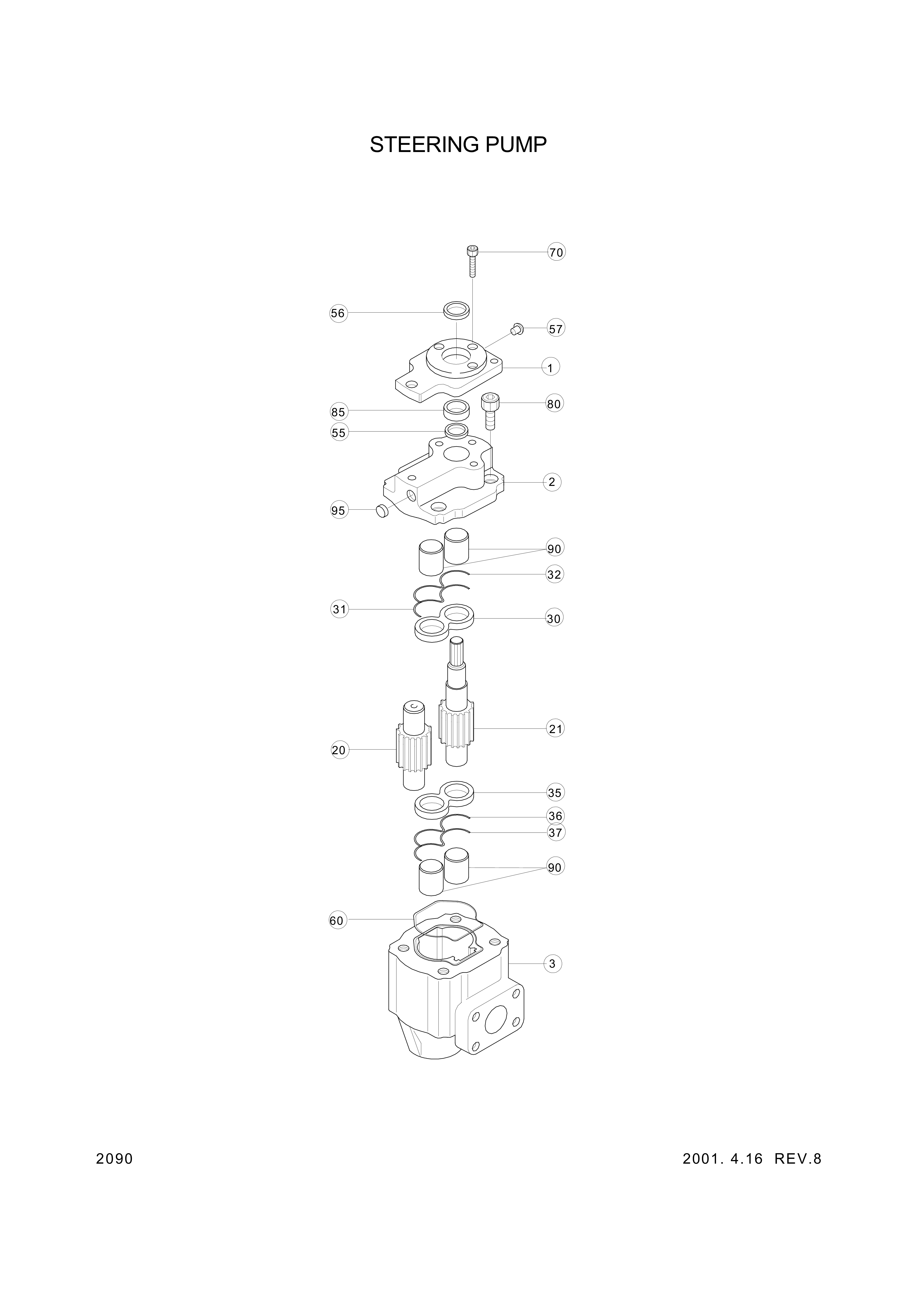 Technical drawing of Hyundai Construction Equipment P9119000711 O-RING with dimensions and layout