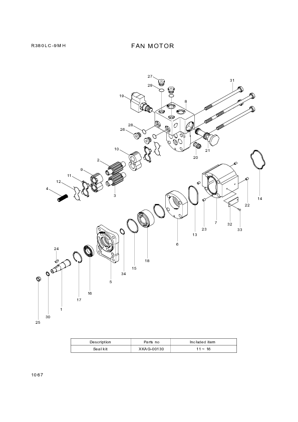 drawing for Hyundai Construction Equipment XKAG-00147 - SEAL-RETAINER