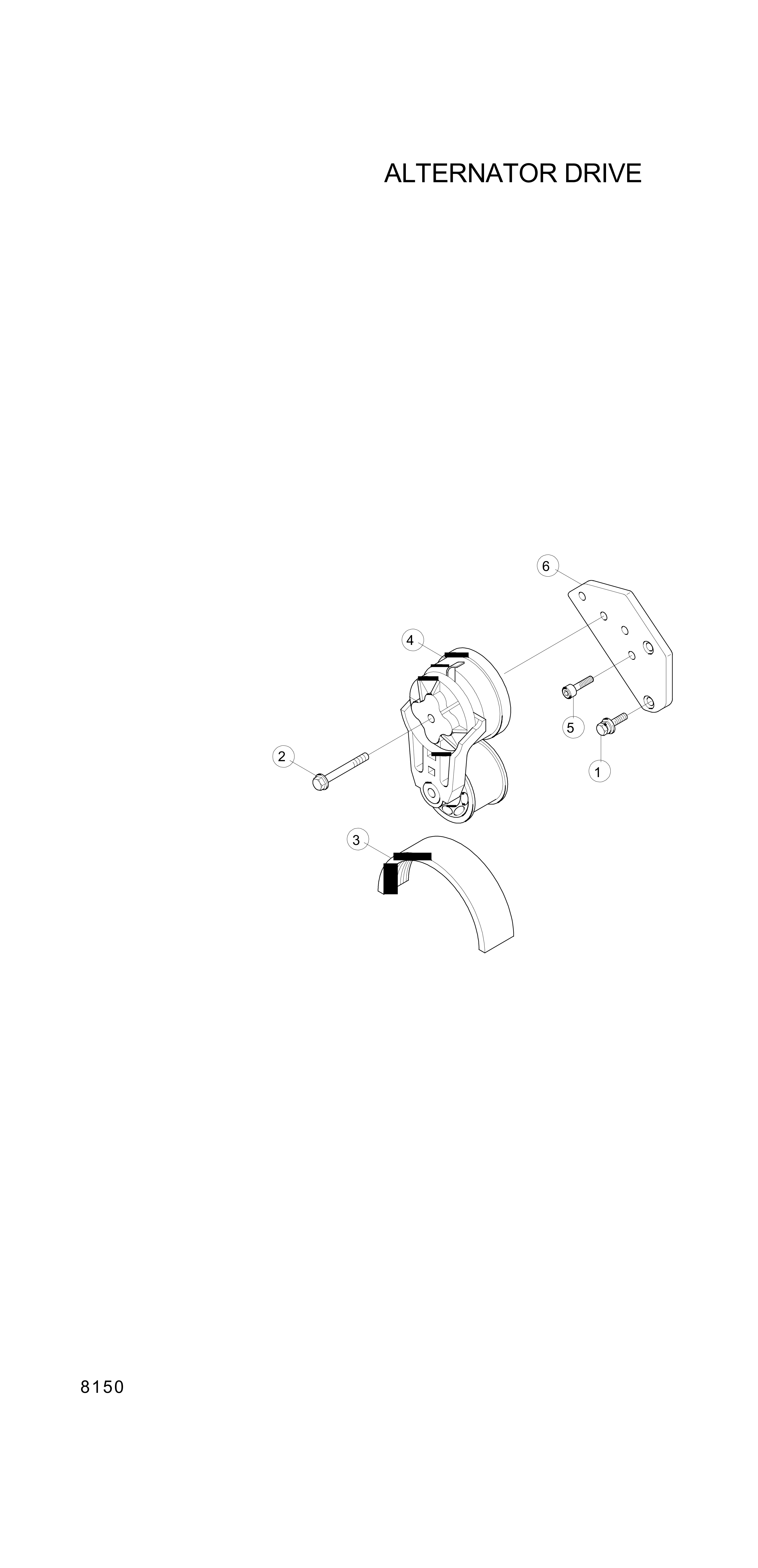 drawing for Hyundai Construction Equipment YUBP-05157 - BELT-FAN