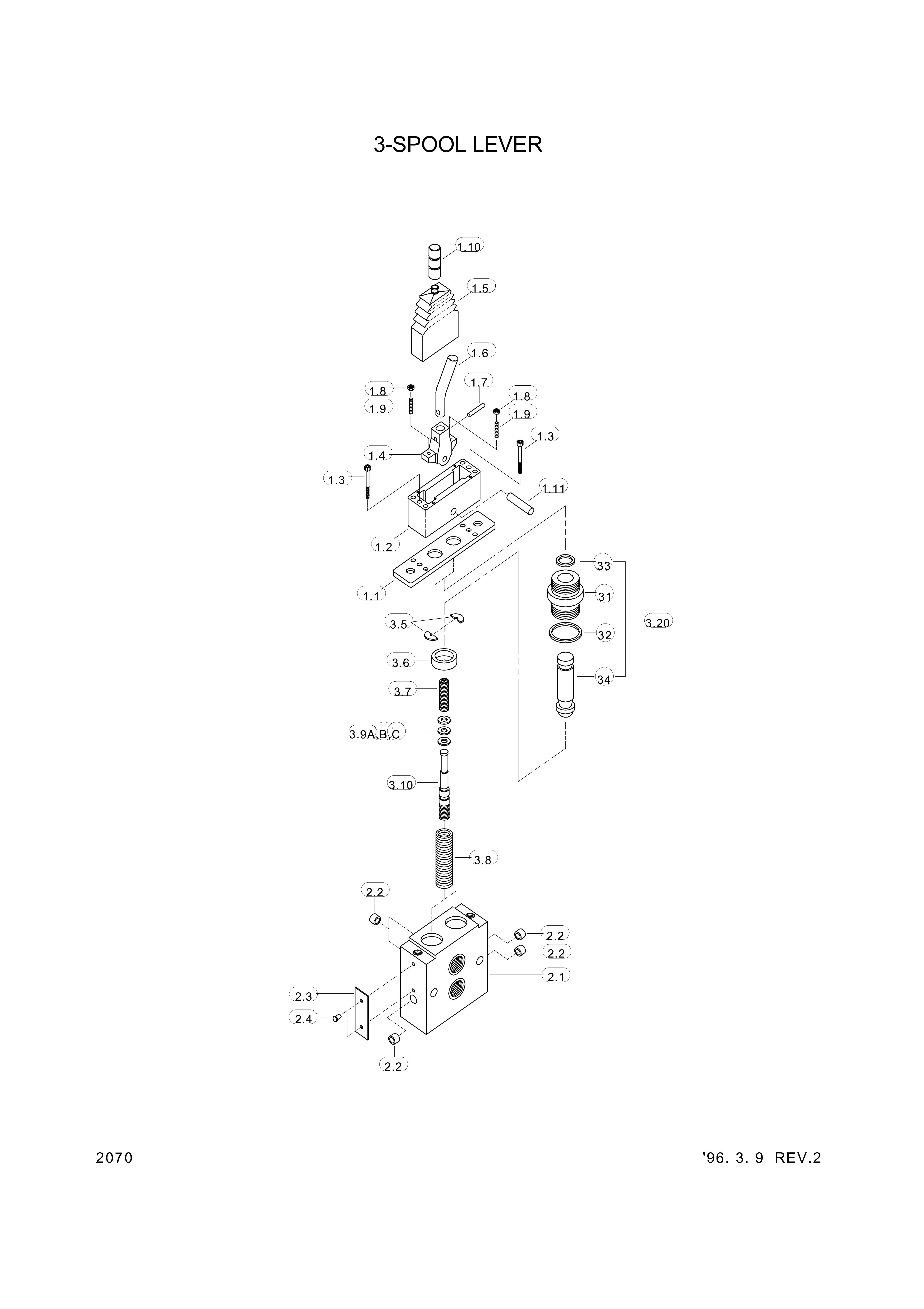 drawing for Hyundai Construction Equipment 19691700 - HOUSING