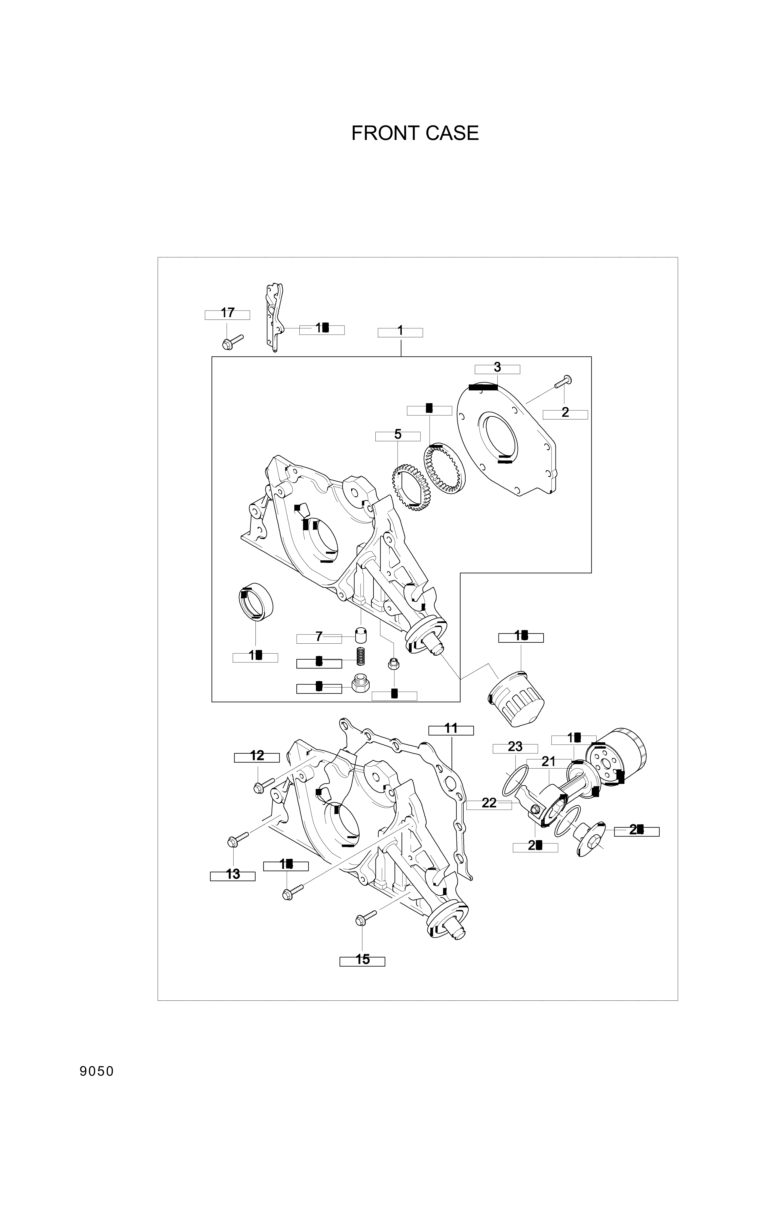 drawing for Hyundai Construction Equipment 11403-08503 - BOLT
