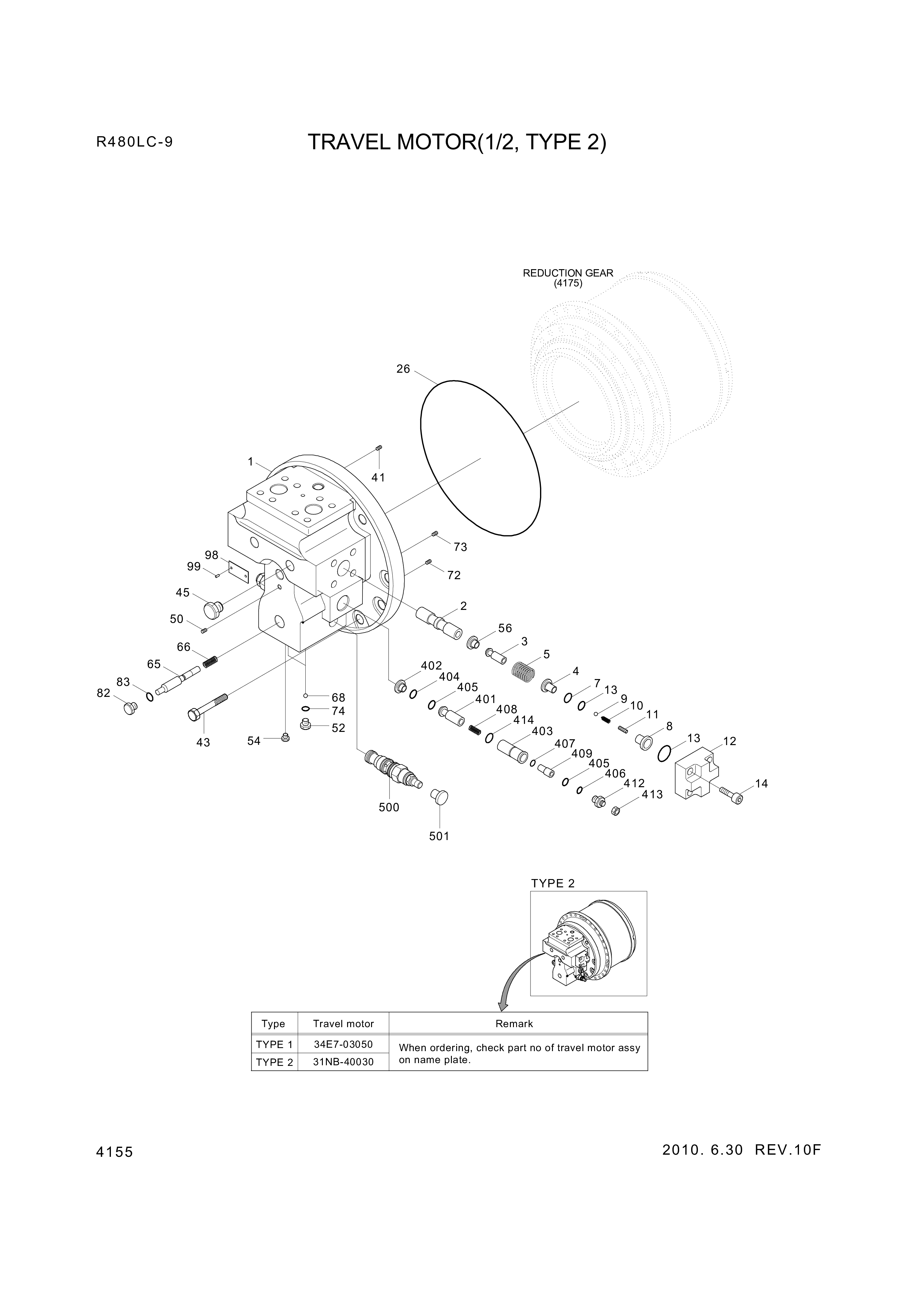 drawing for Hyundai Construction Equipment XKAH-01554 - SP-2SPEED