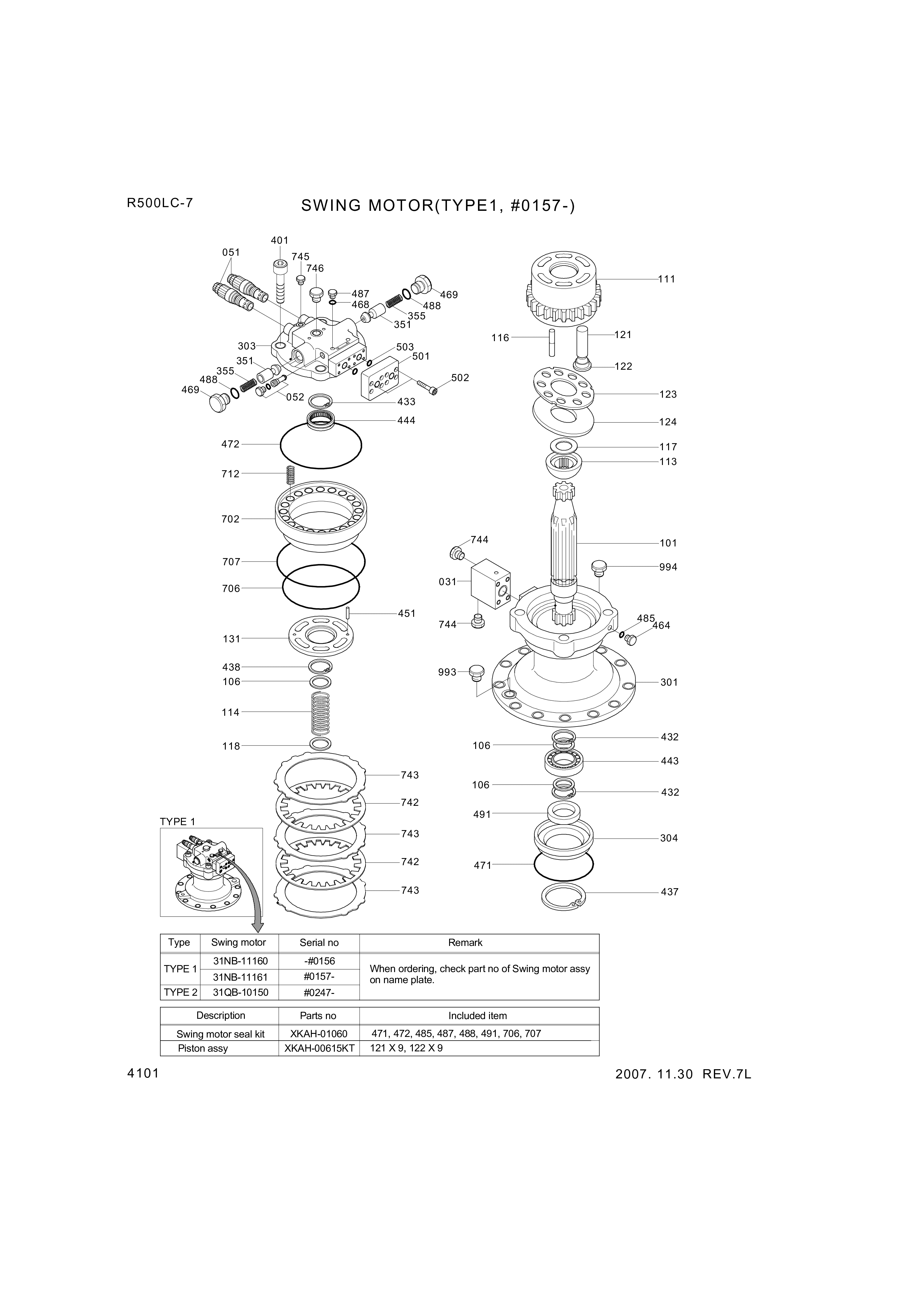 drawing for Hyundai Construction Equipment XKAH-01087 - VALVE-BRAKE