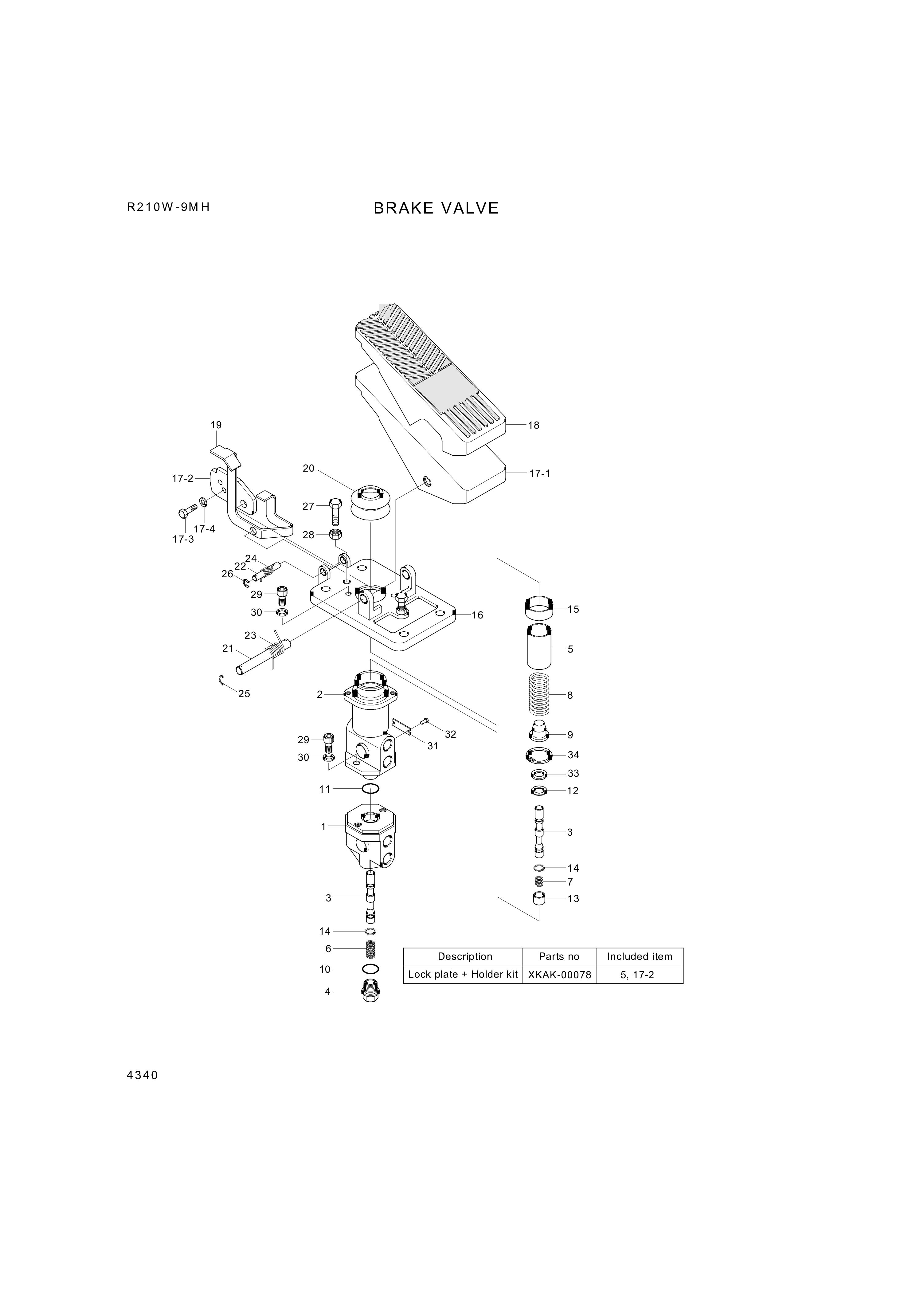 drawing for Hyundai Construction Equipment XKAK-00107 - SPRING-TORSION