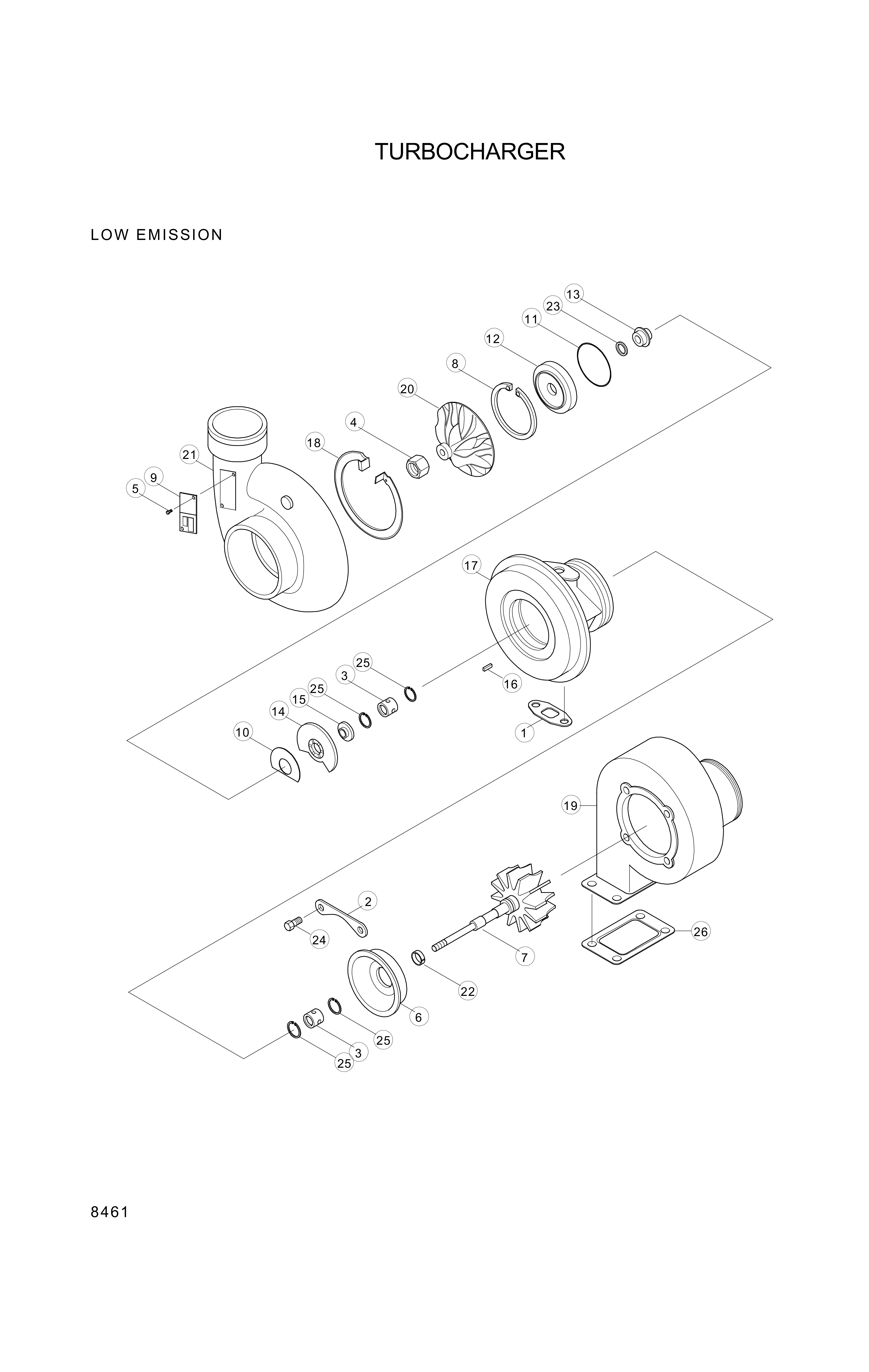 Technical drawing of Hyundai Construction Equipment 3537163 RING-RETAINING with dimensions and layout (figure 4)