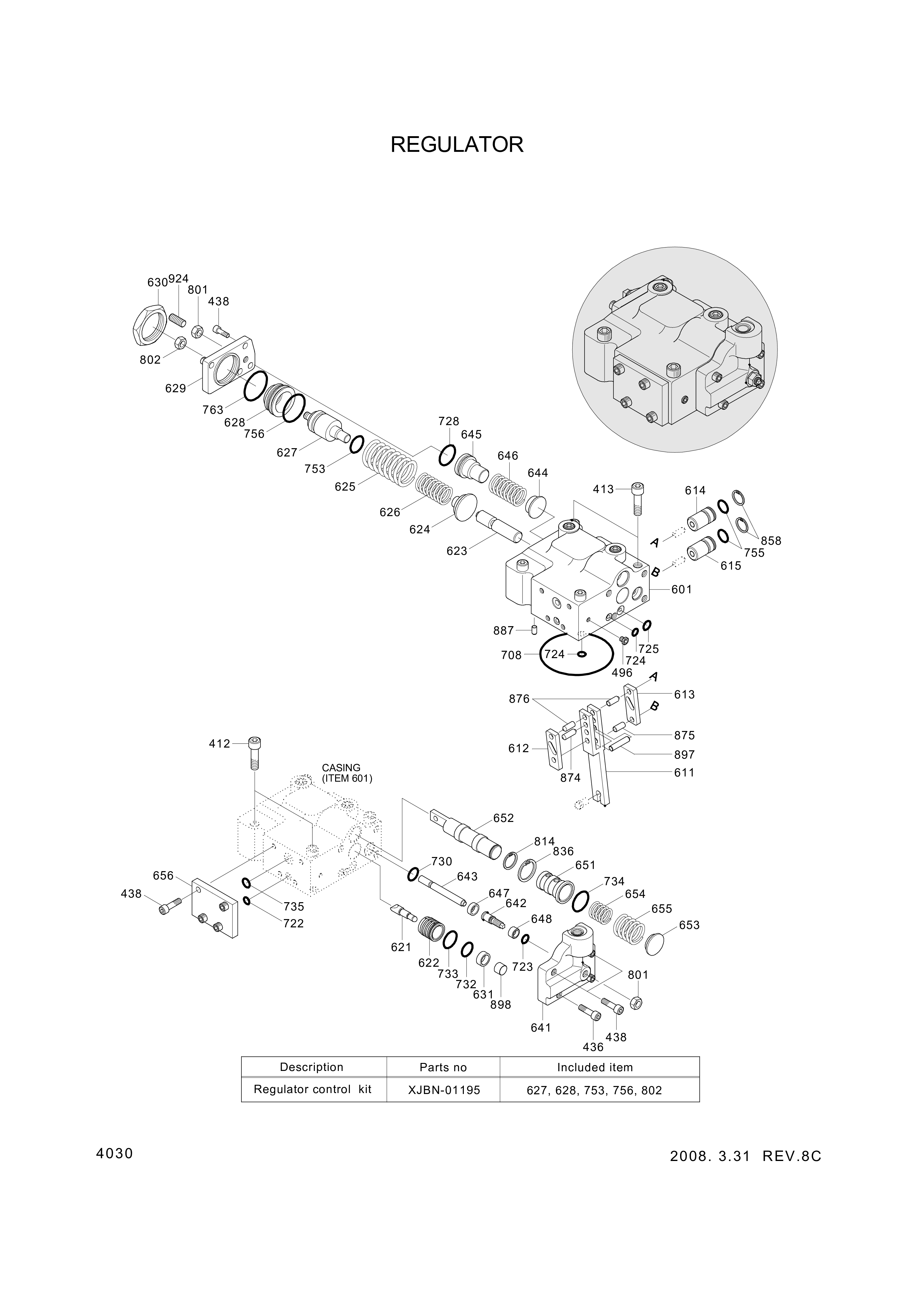 drawing for Hyundai Construction Equipment XJBN-00792 - CASE