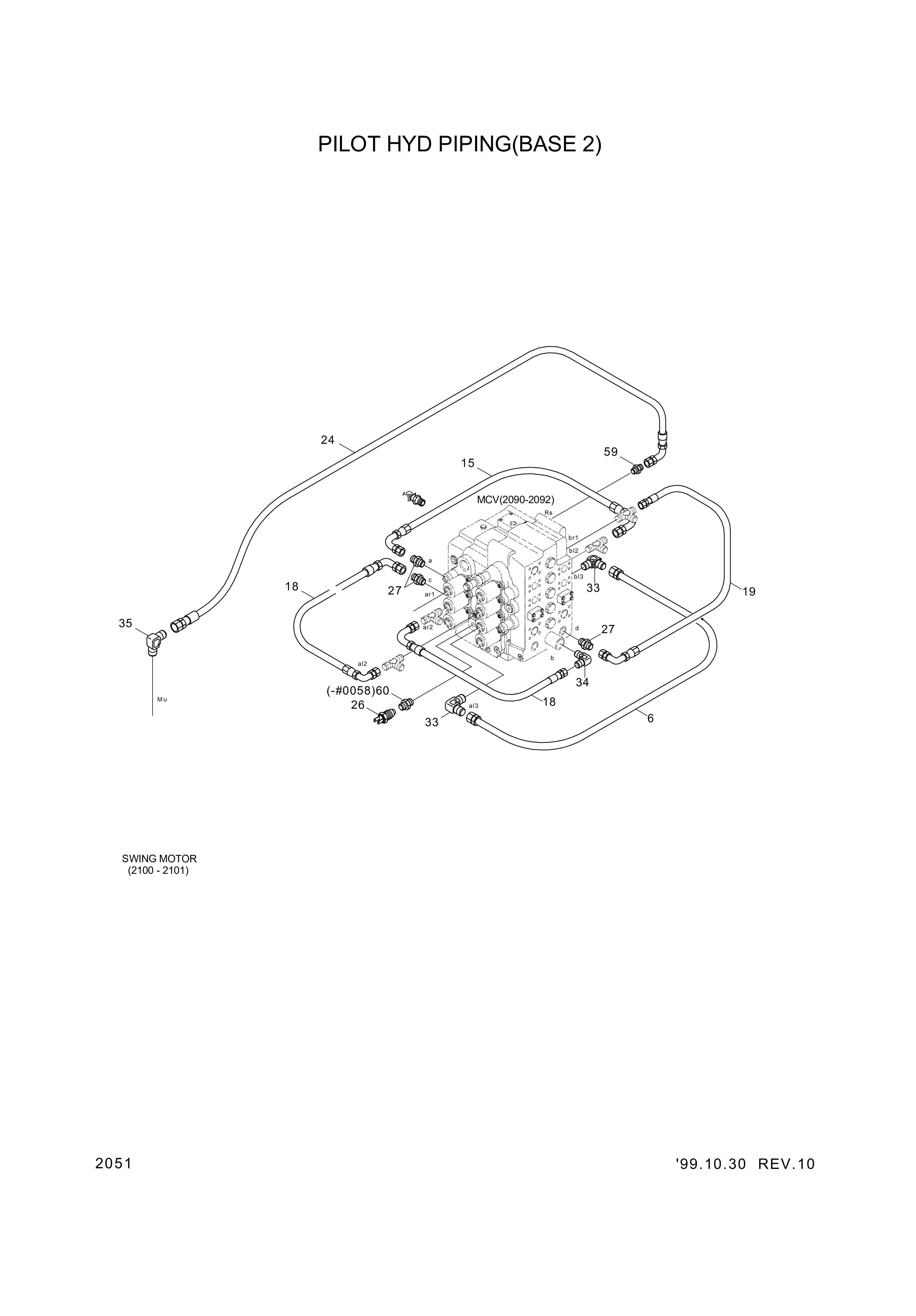 drawing for Hyundai Construction Equipment P020-110020 - ELBOW-90