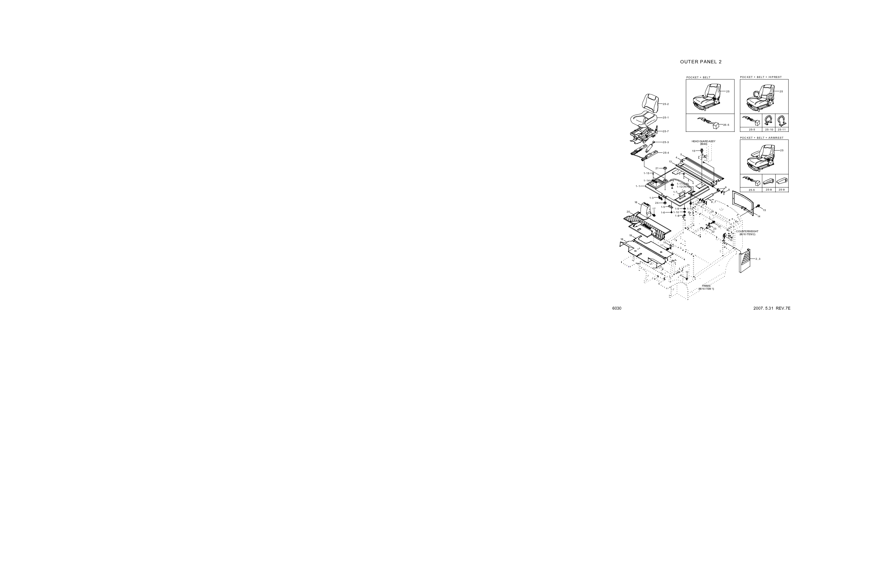Technical drawing of Hyundai Construction Equipment S403-082004 WASHER-PLAIN with dimensions and layout (figure 5)