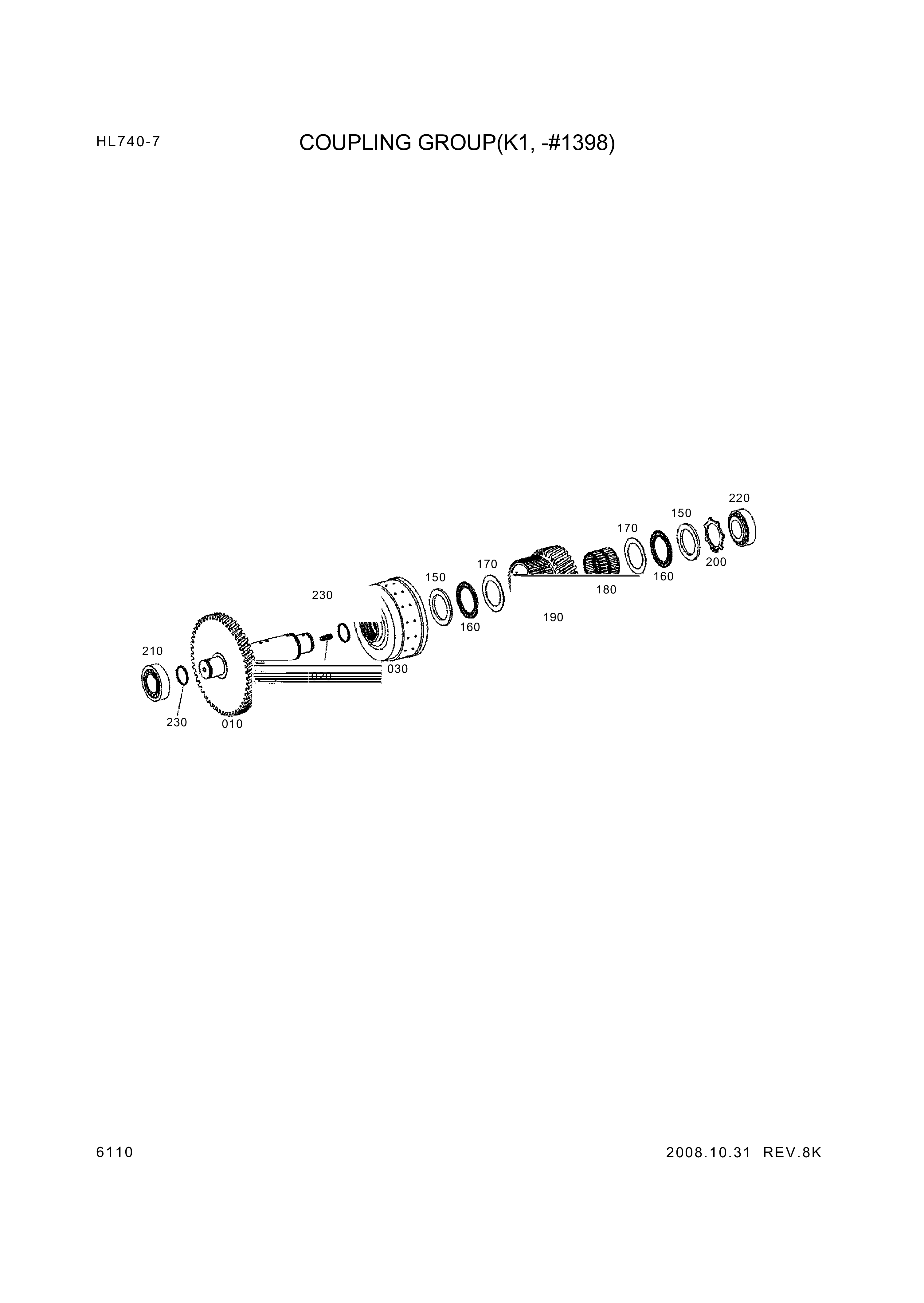 drawing for Hyundai Construction Equipment ZGAQ-01930 - COUPLING