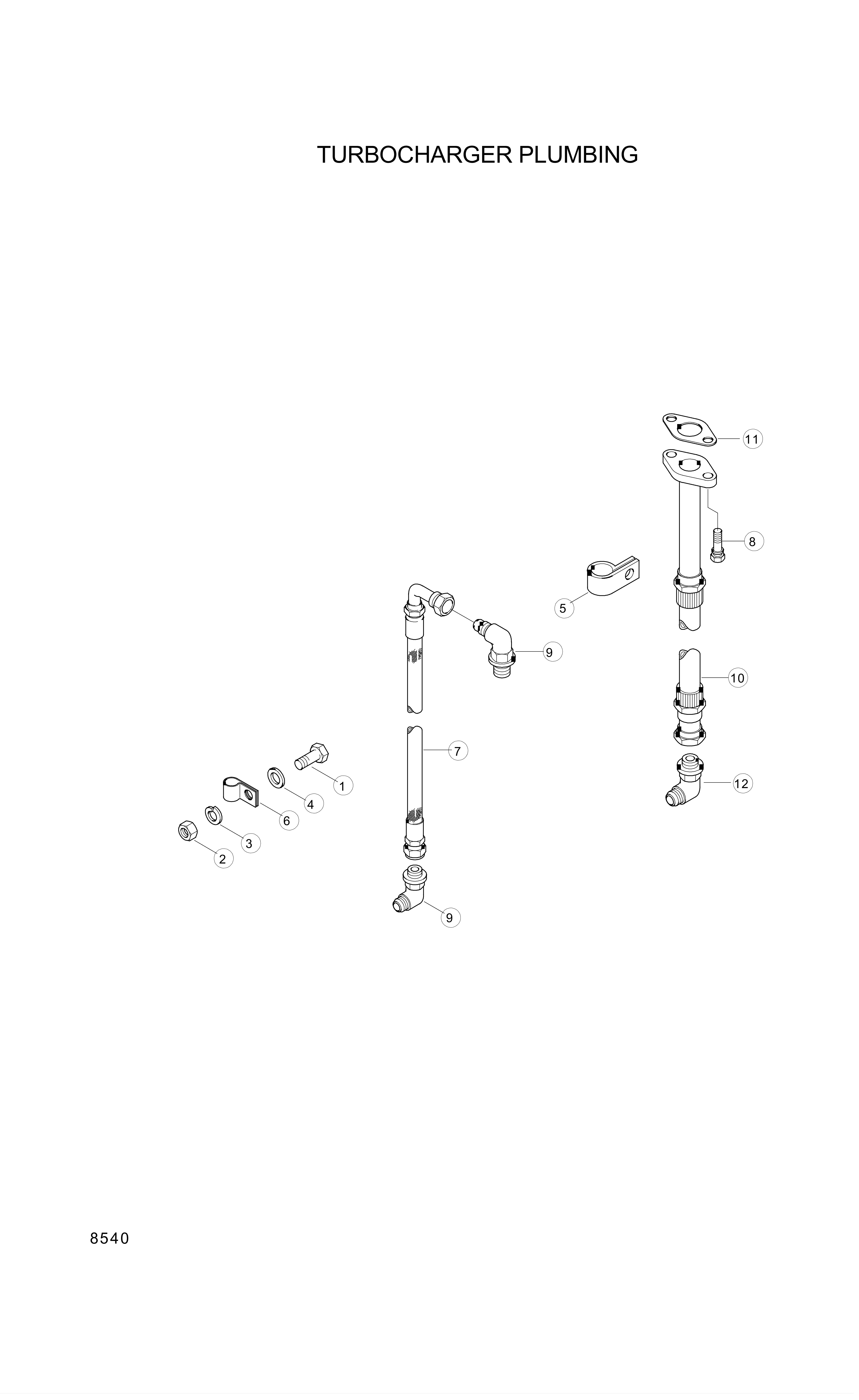 drawing for Hyundai Construction Equipment YUBP-04555 - CONNECTOR