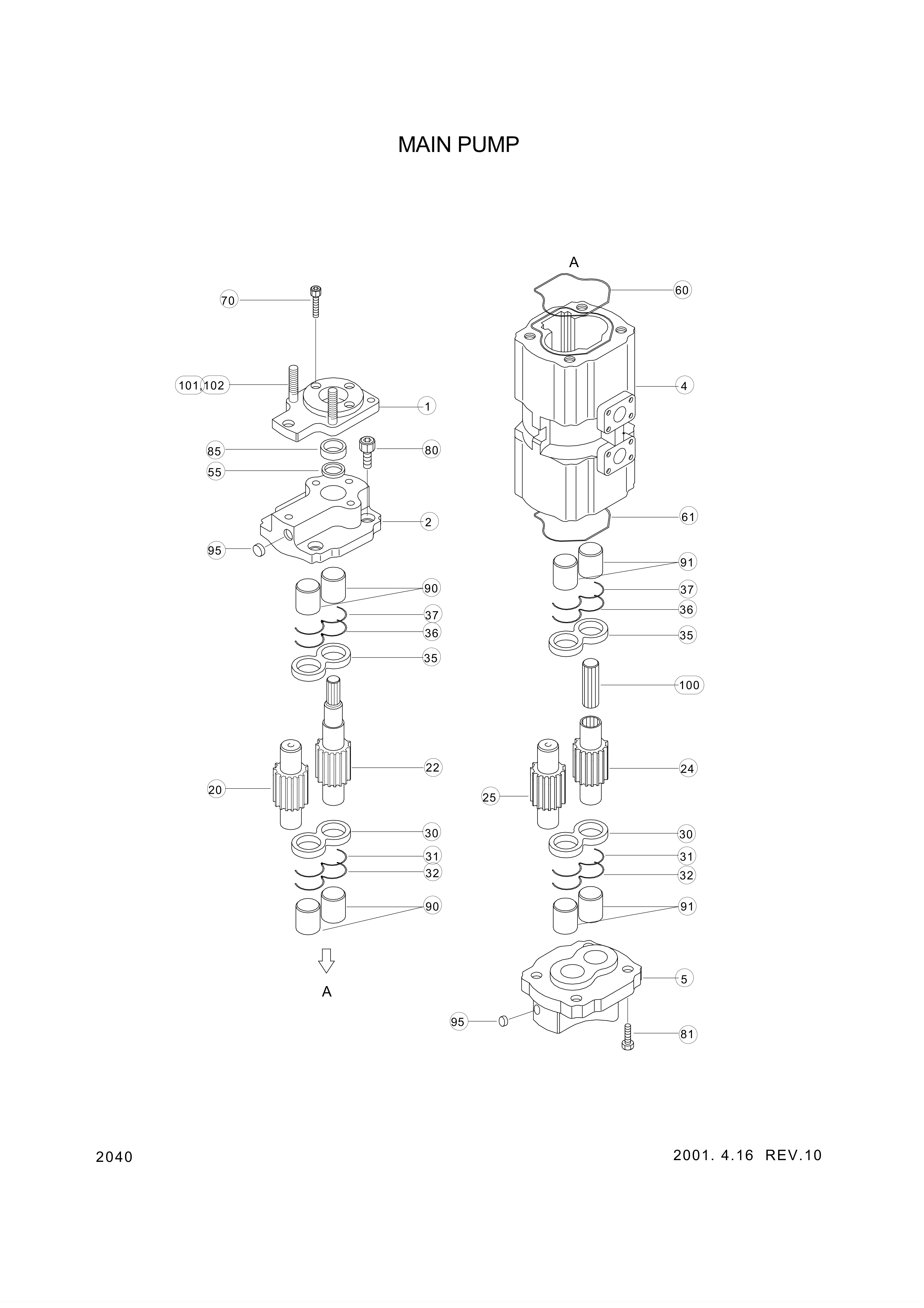 drawing for Hyundai Construction Equipment P9443000091 - SEAL