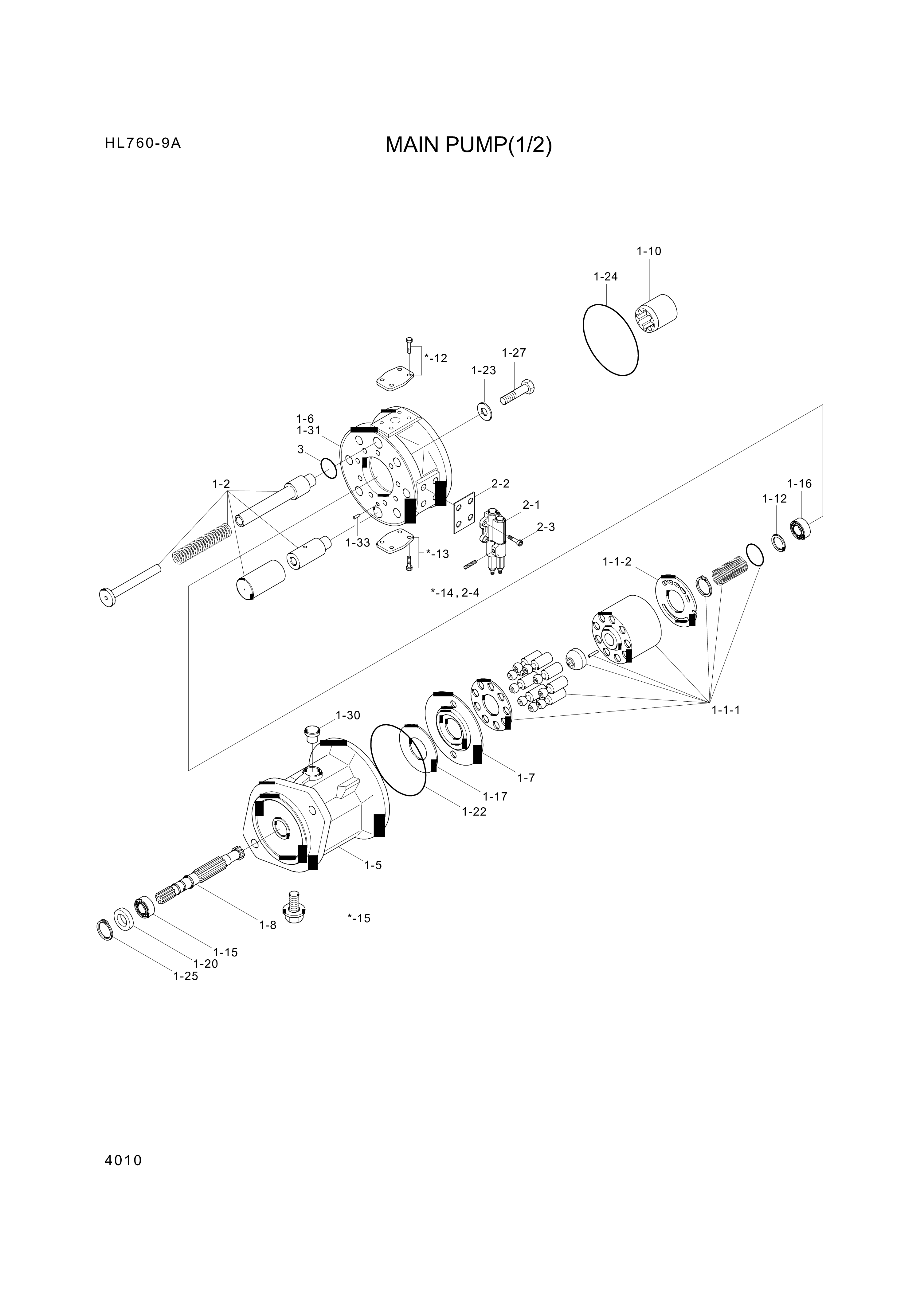 drawing for Hyundai Construction Equipment ZGBP-00101 - VALVE KIT-STEERING