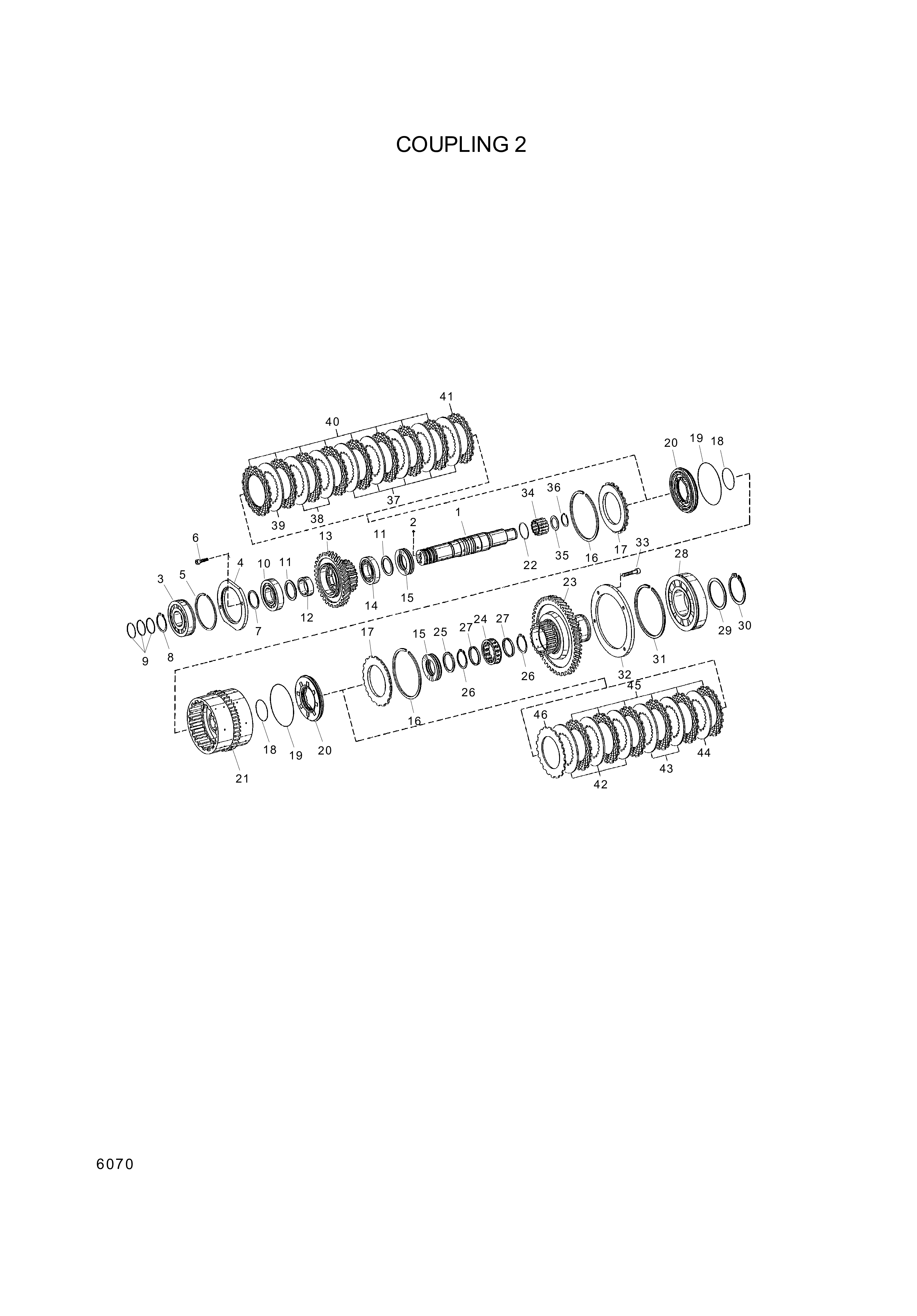 drawing for Hyundai Construction Equipment 0730-109-073 - Washer-Thrust