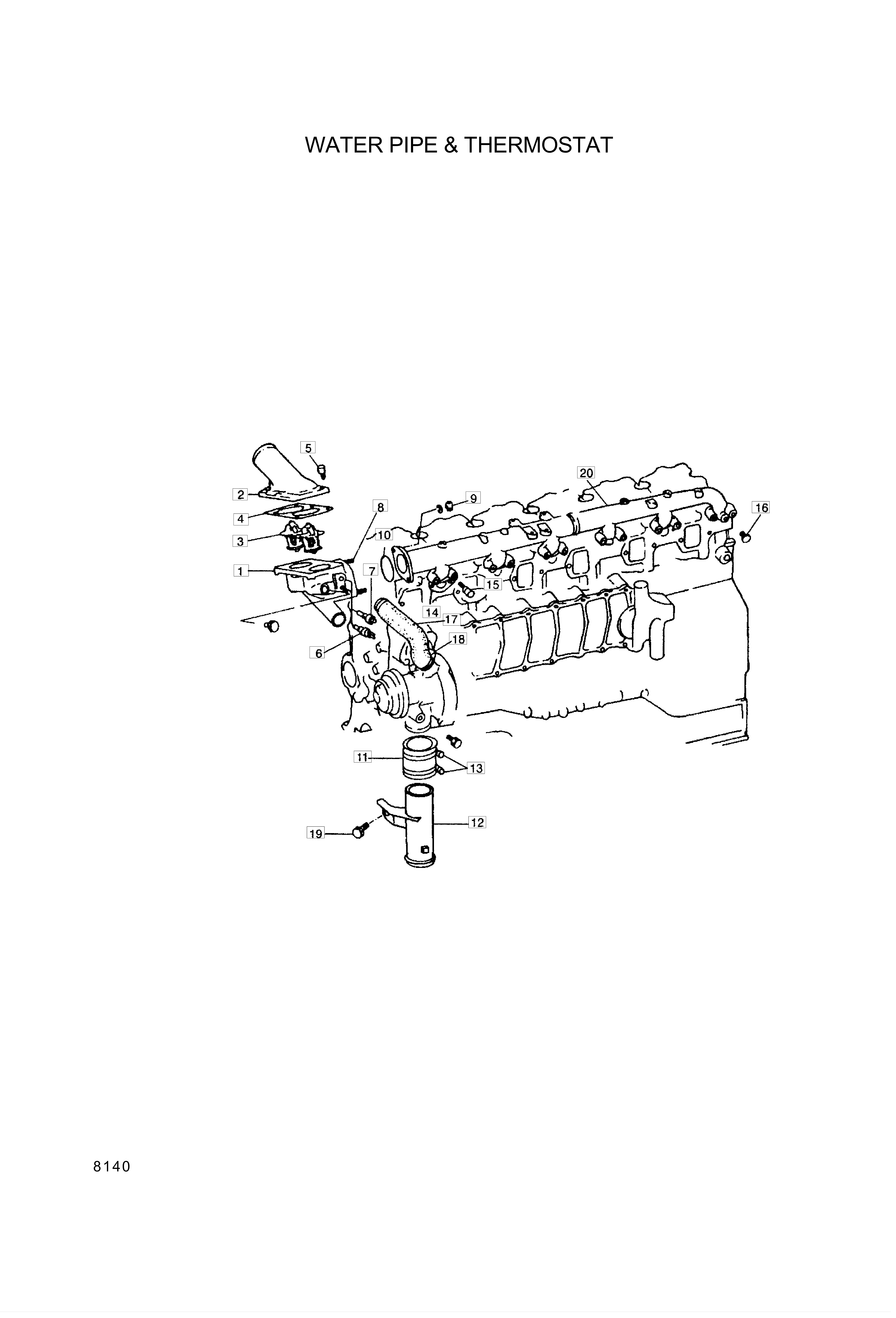 drawing for Hyundai Construction Equipment 94650-72401 - SENSOR-TEMP