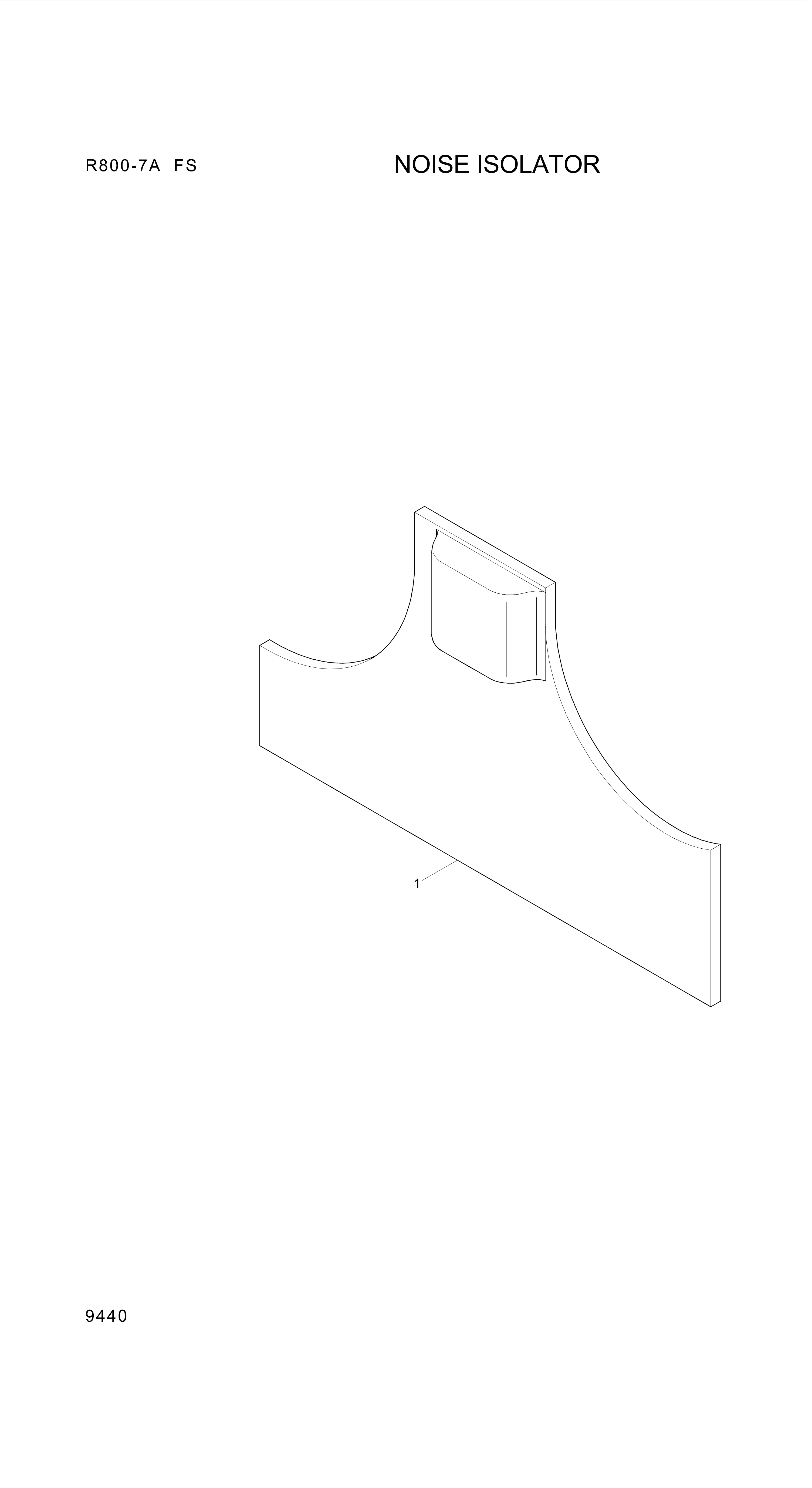 drawing for Hyundai Construction Equipment YUBP-05825 - INSULATOR-NOISE