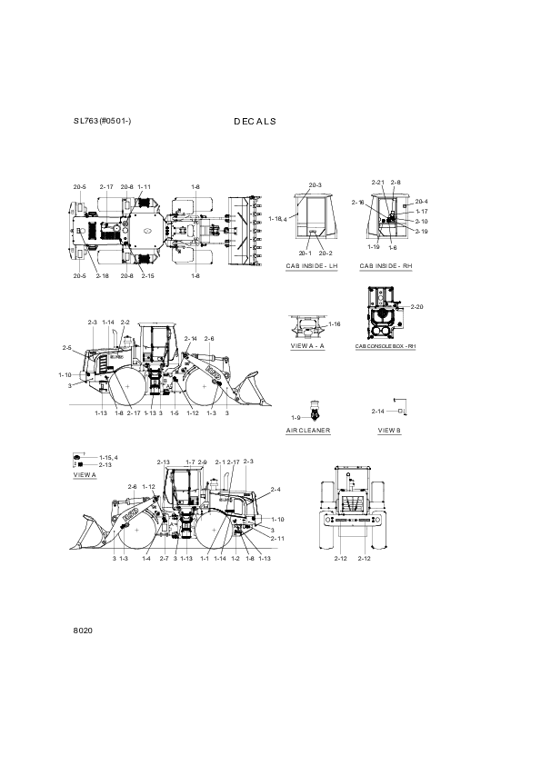 drawing for Hyundai Construction Equipment 92Z1-60514 - DECAL-SPEC